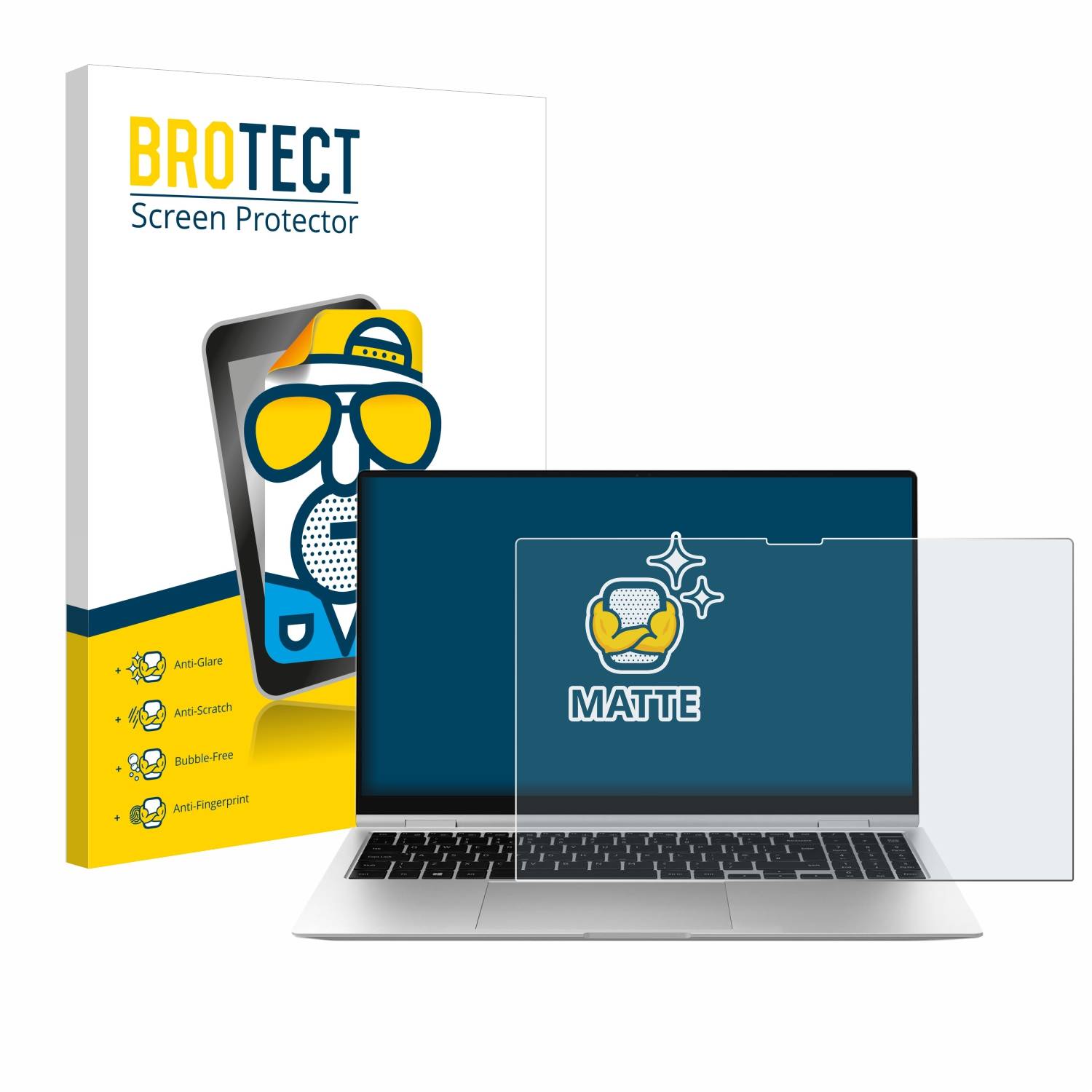 BROTECT Entspiegelungs-Folie für Samsung Galaxy Book2 Pro 360 15.6