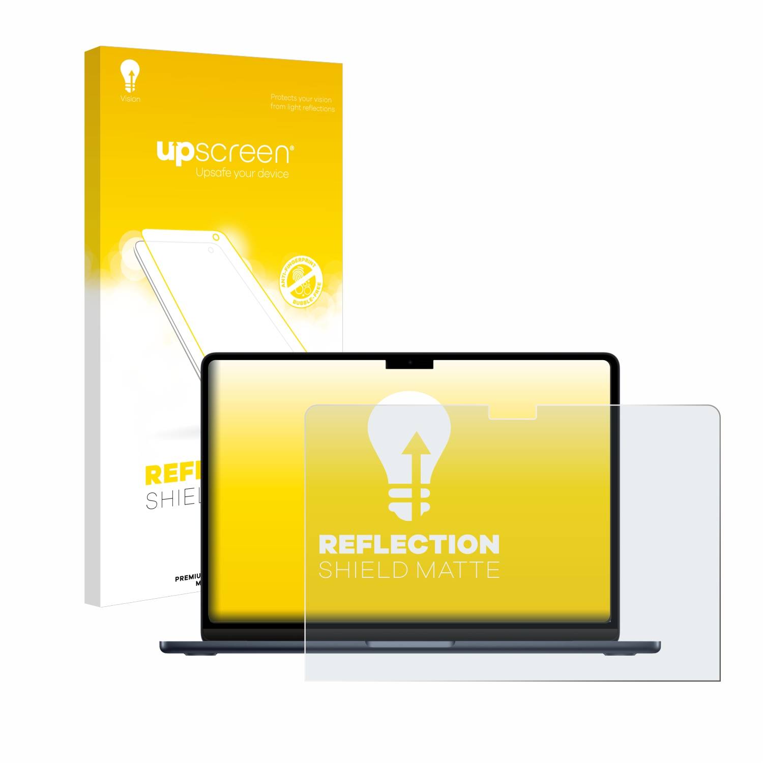 upscreen Reflection Shield Matt Schutzfolie für Apple MacBook Air 13 M2 2022