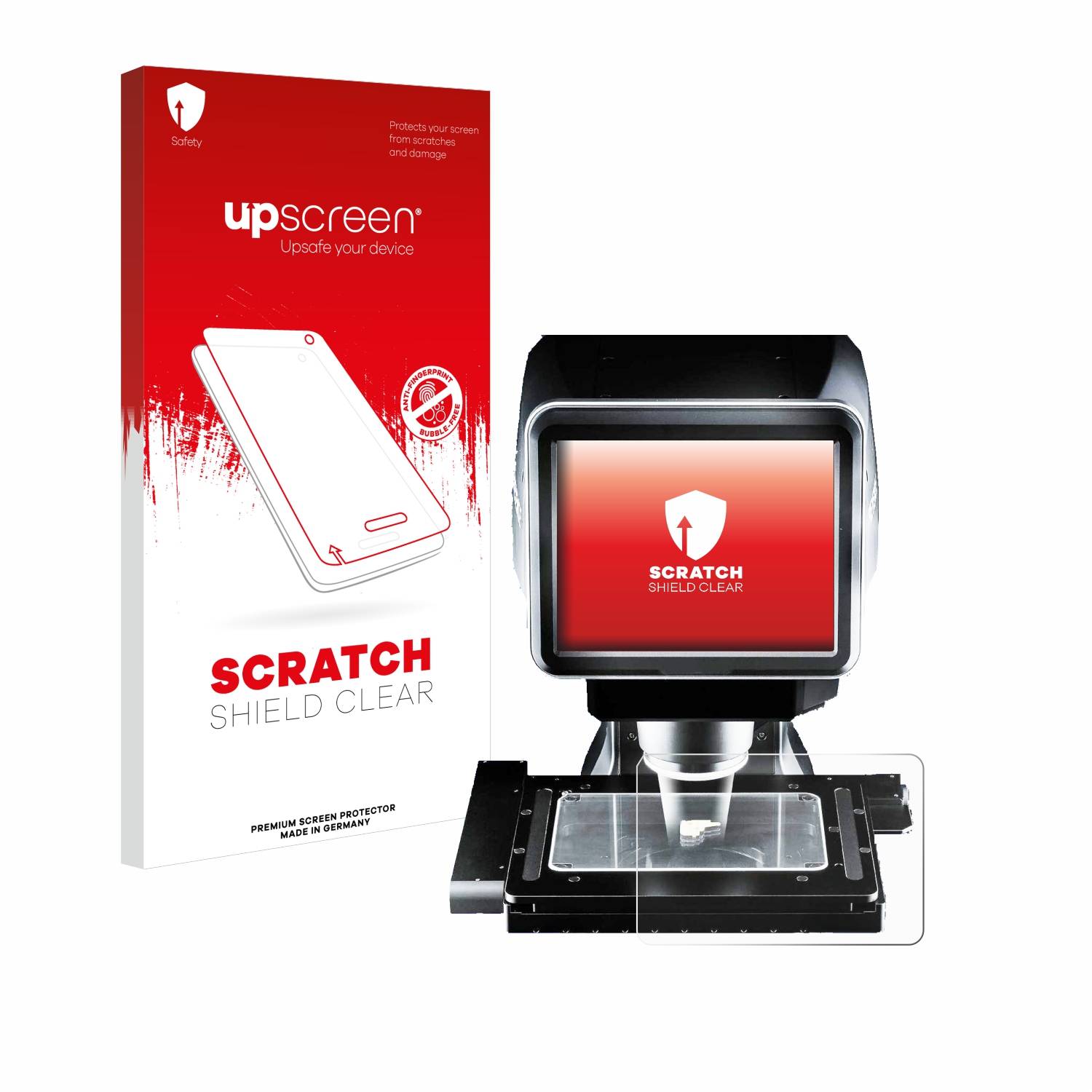 upscreen Schutzfolie für Keyence LM-1100 Glasplatte Kratzschutz Anti-Fingerprint Klar