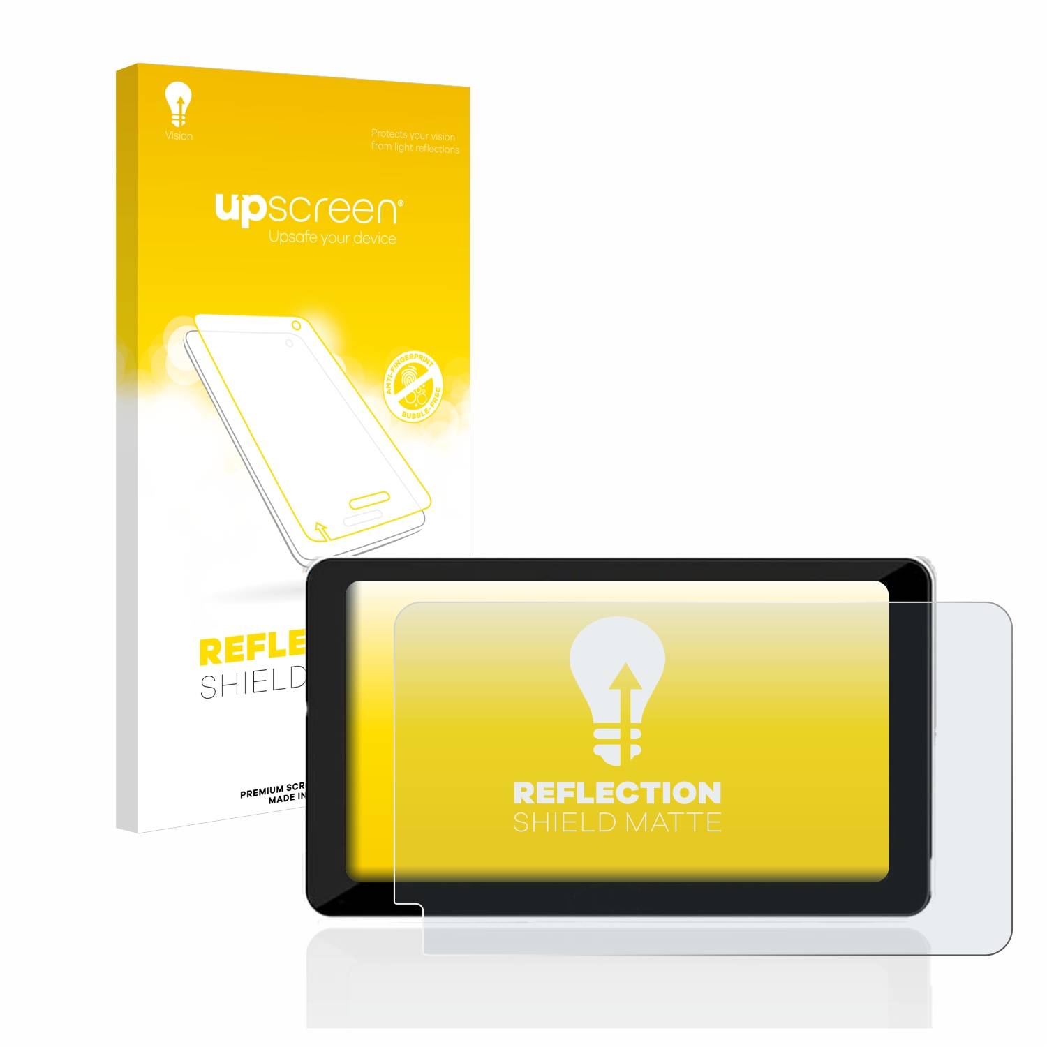 upscreen Reflection Shield Matt Schutzfolie für Carpuride 701 7