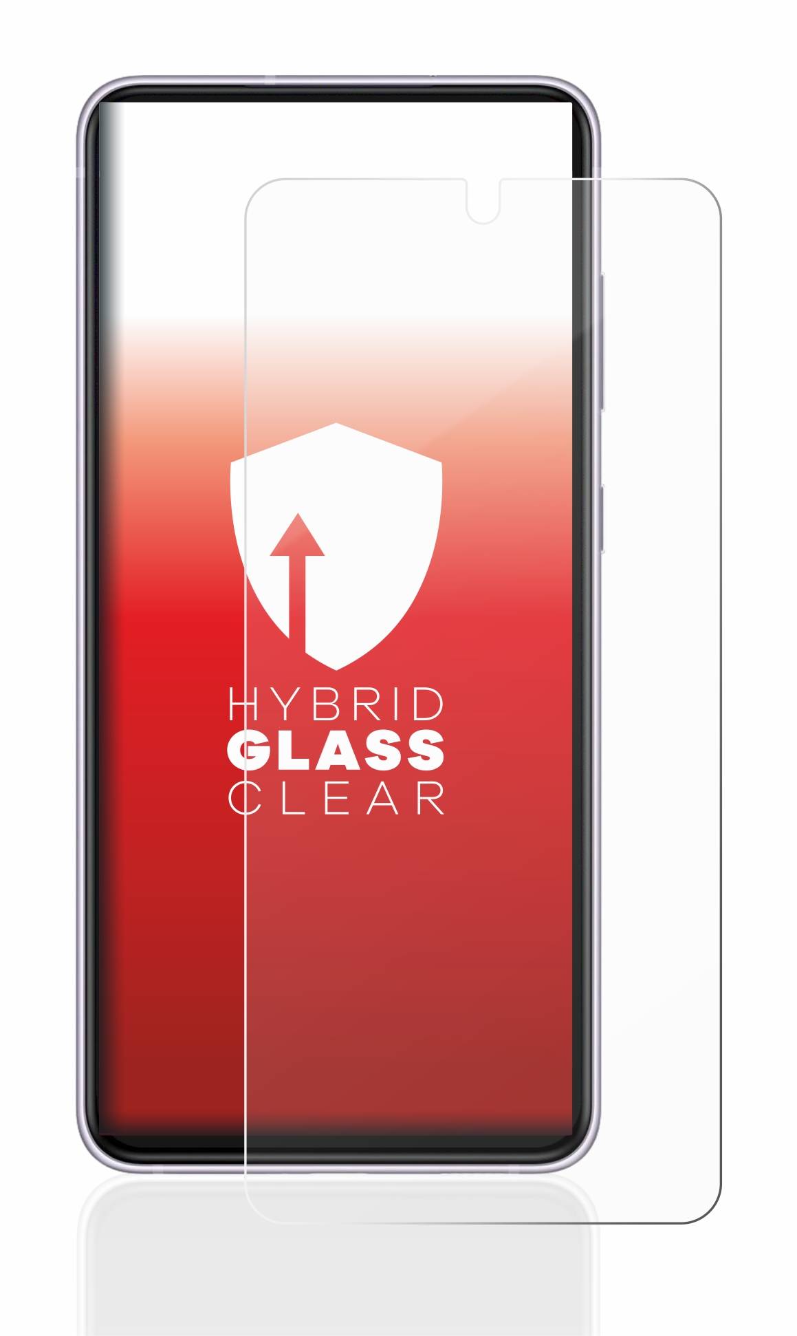 upscreen Hybrid Glas Schutz-Folie für Samsung Galaxy S21 FE 5G