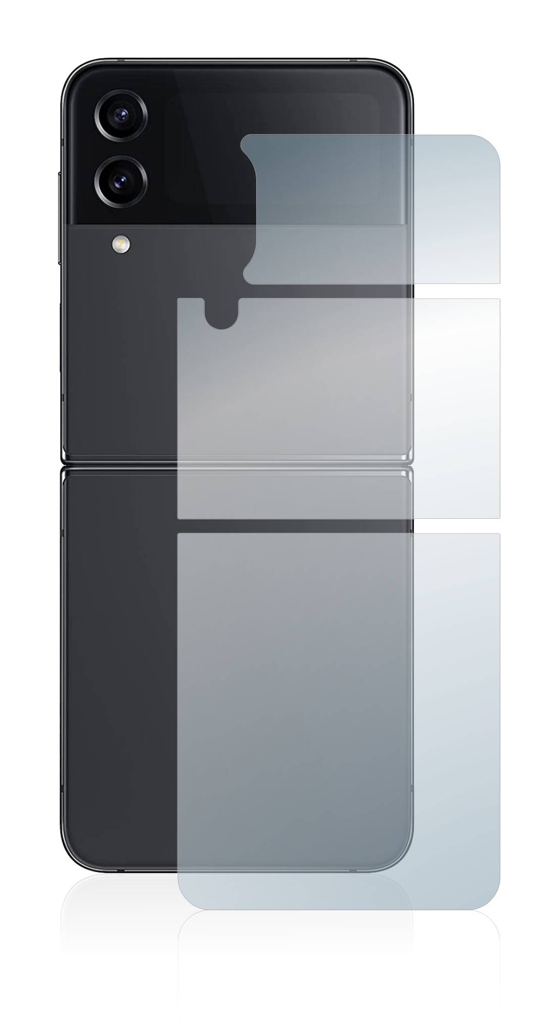 BROTECT AirGlass Glas Schutz-Folie für Samsung Galaxy Z Flip 4 (Rückseite) - Schutzglas