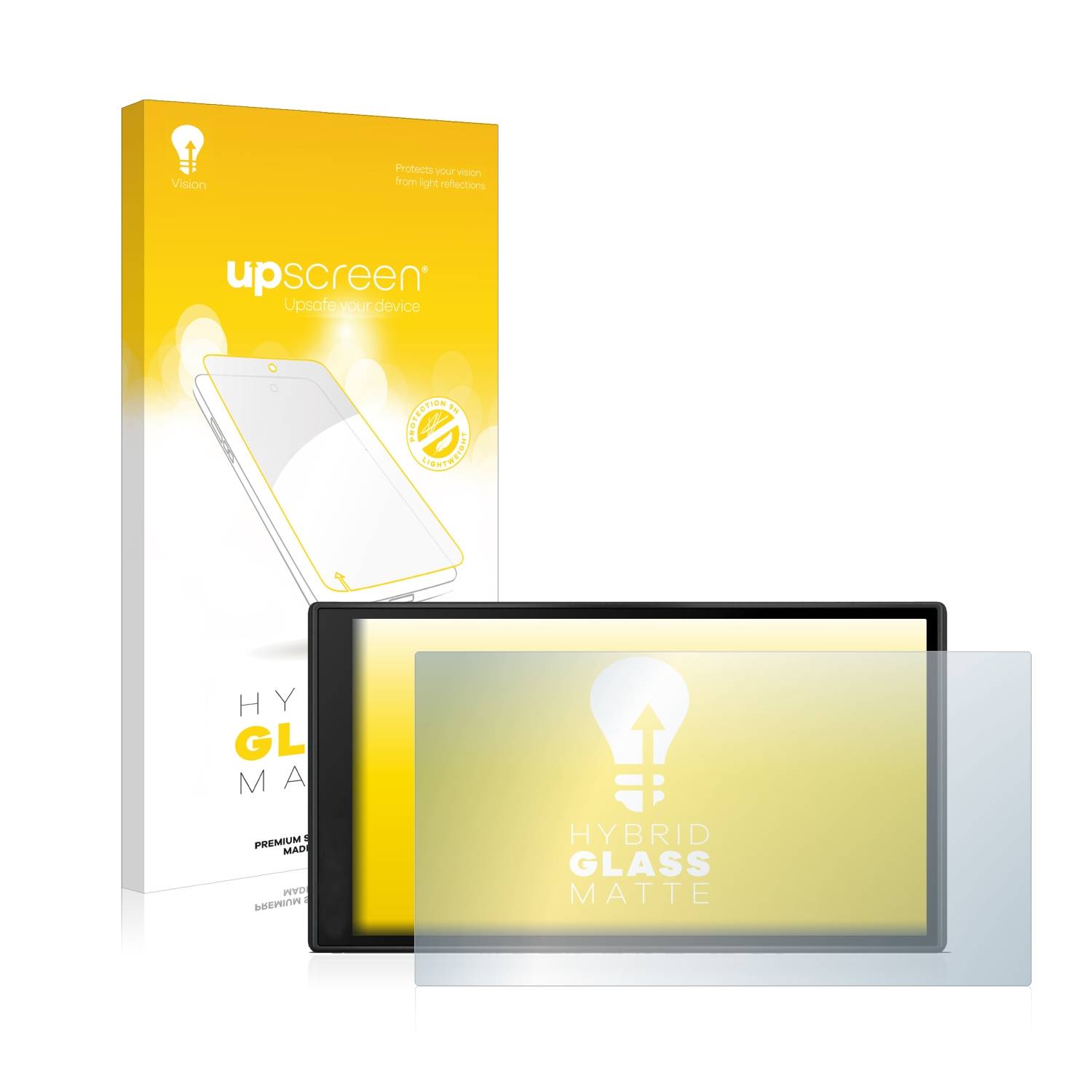 upscreen Flexible Schutz Glas Folie für Garmin DriveSmart 66 Schutzglas 9H Hybridglas Matt Entspiegelt