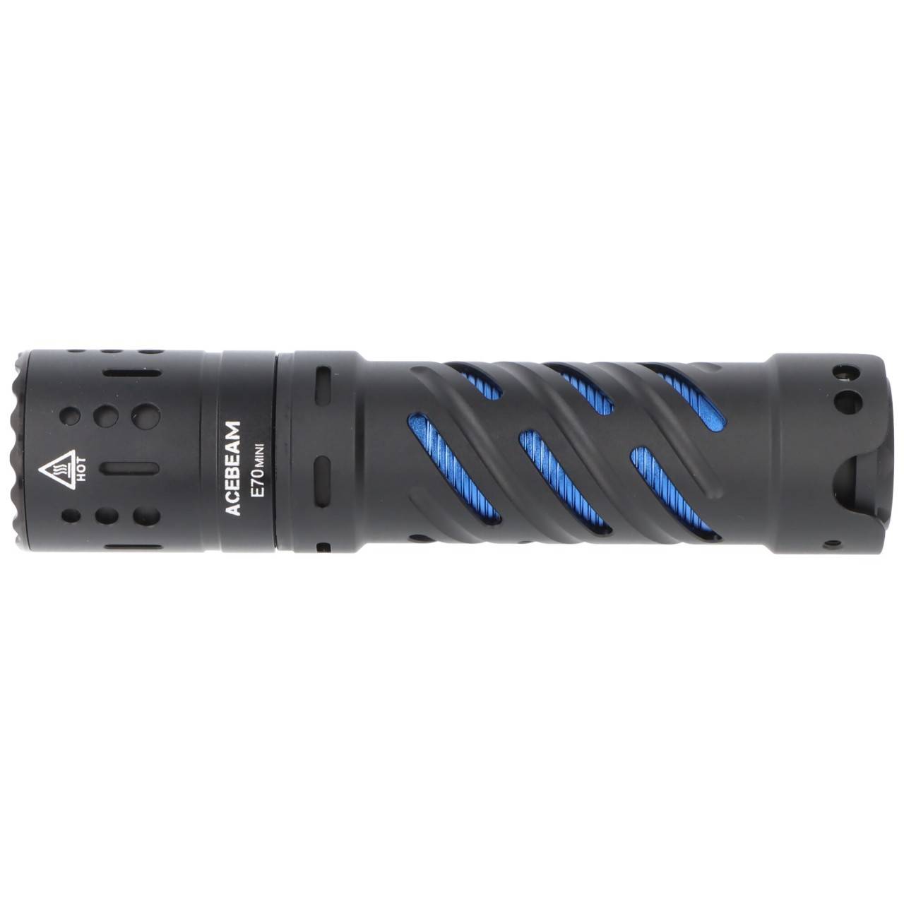 AceBeam E70 Mini LED-Taschenlampe mit 2.000 Lumen, CRI90+, inklusive Akku