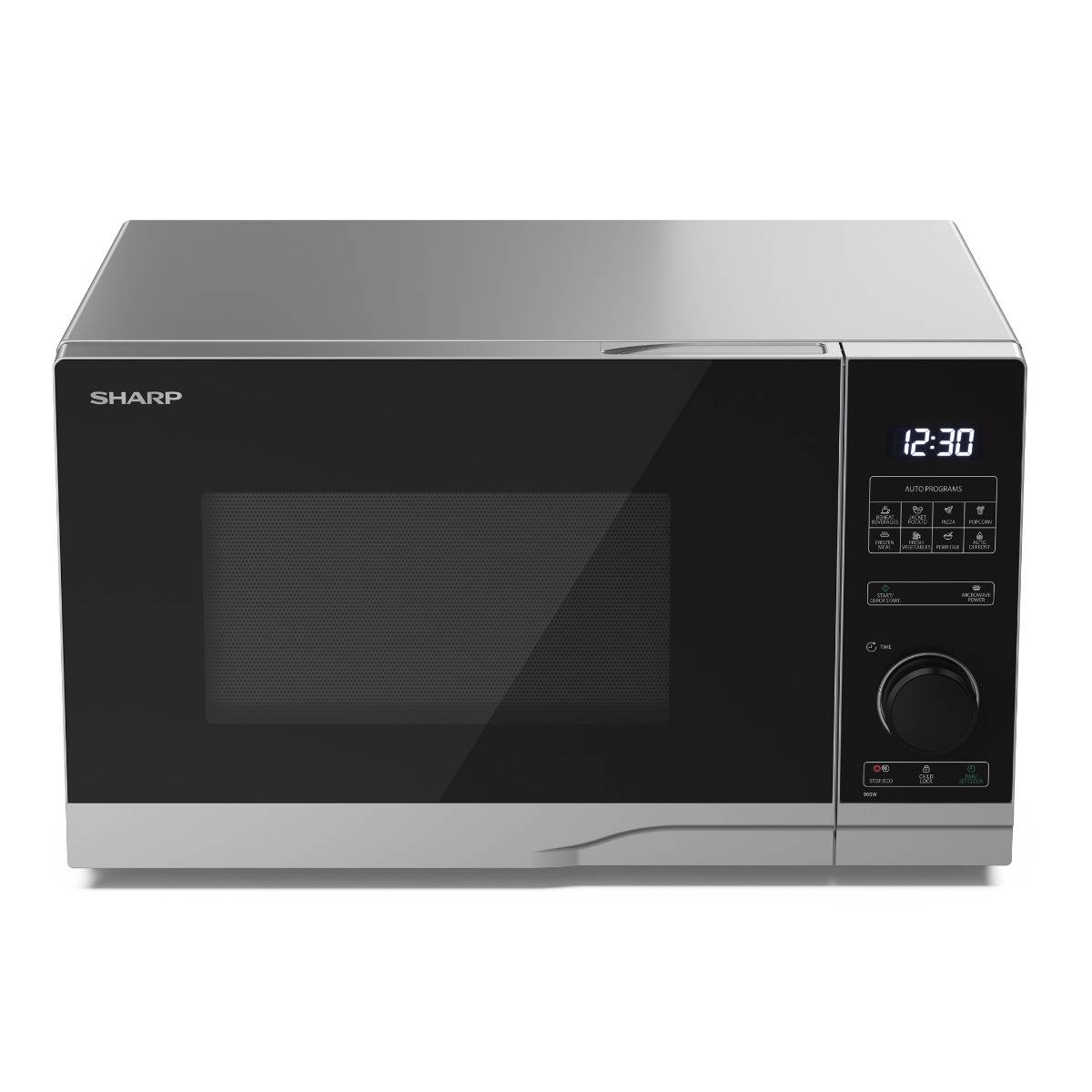 FORNO MICROONDE DIGITALE SHARP ITALIA - 23LT 1000 WATT GRILL BK/SL