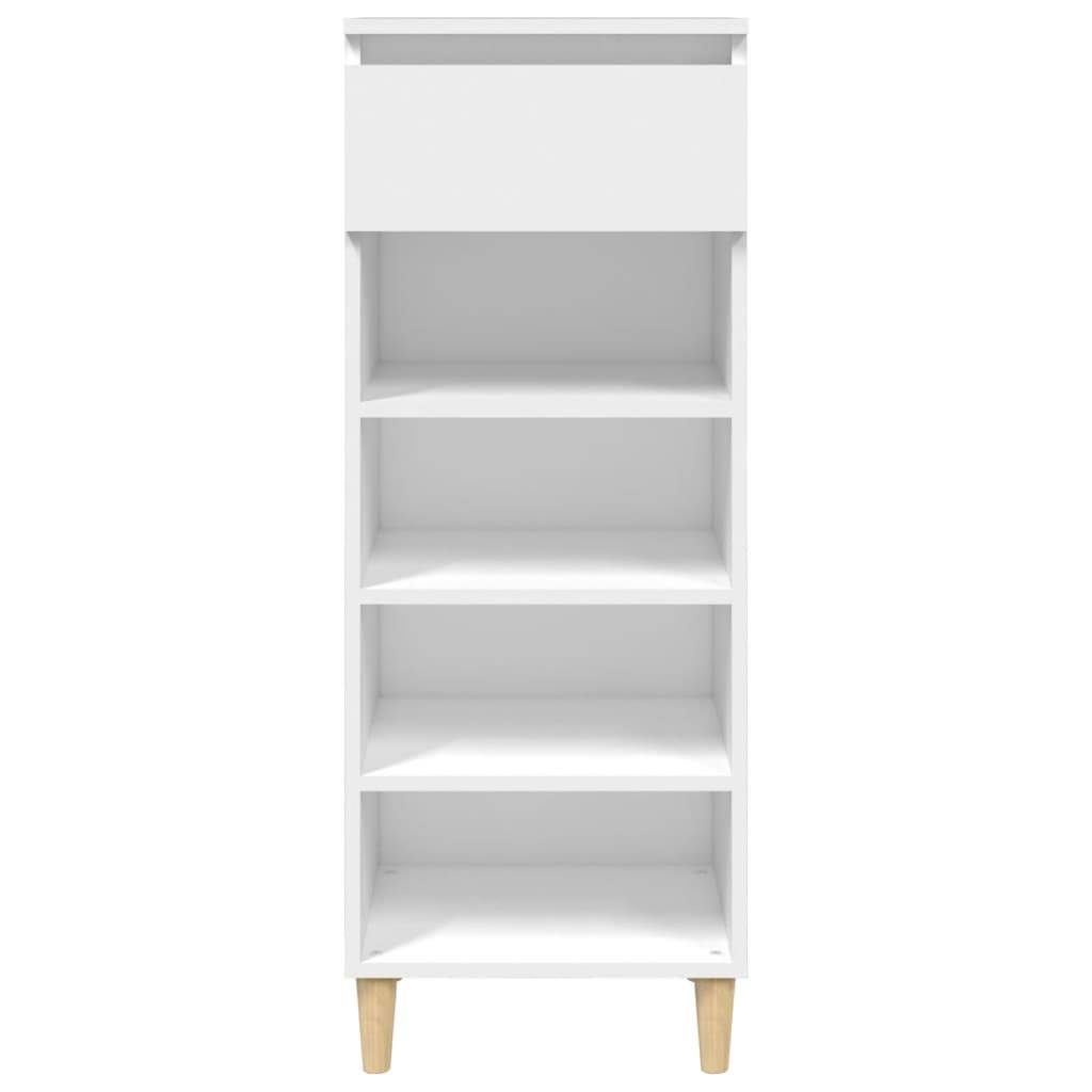 vidaXL Schuhschrank Weiß 40x36x105 cm Holzwerkstoff