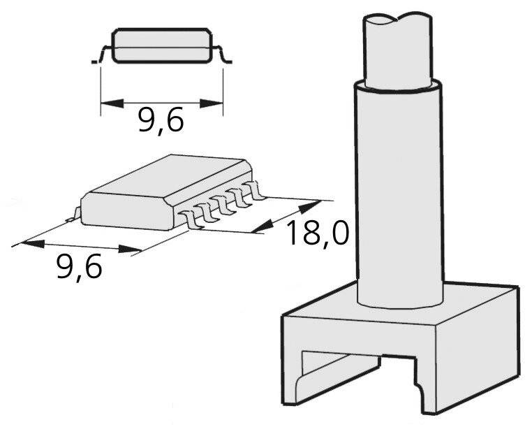 Entlötspitze Tunnel 9,6 x 18 mm, C245215