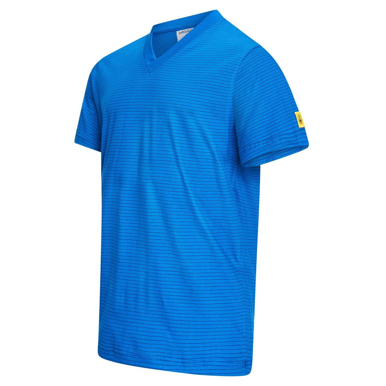 ESD-Shirt, V-Ausschnitt, 150g/m², royalblau, XL
