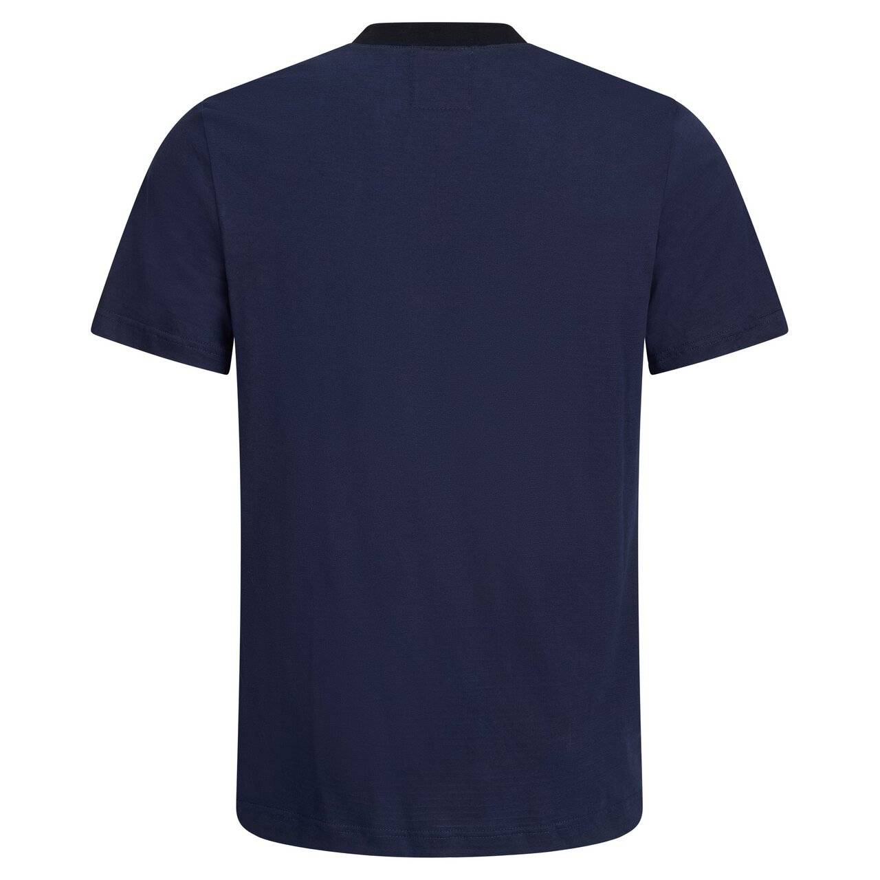 ESD-T-Shirt, V-Ausschnitt, 150g/m², navyblau/schwarz, L
