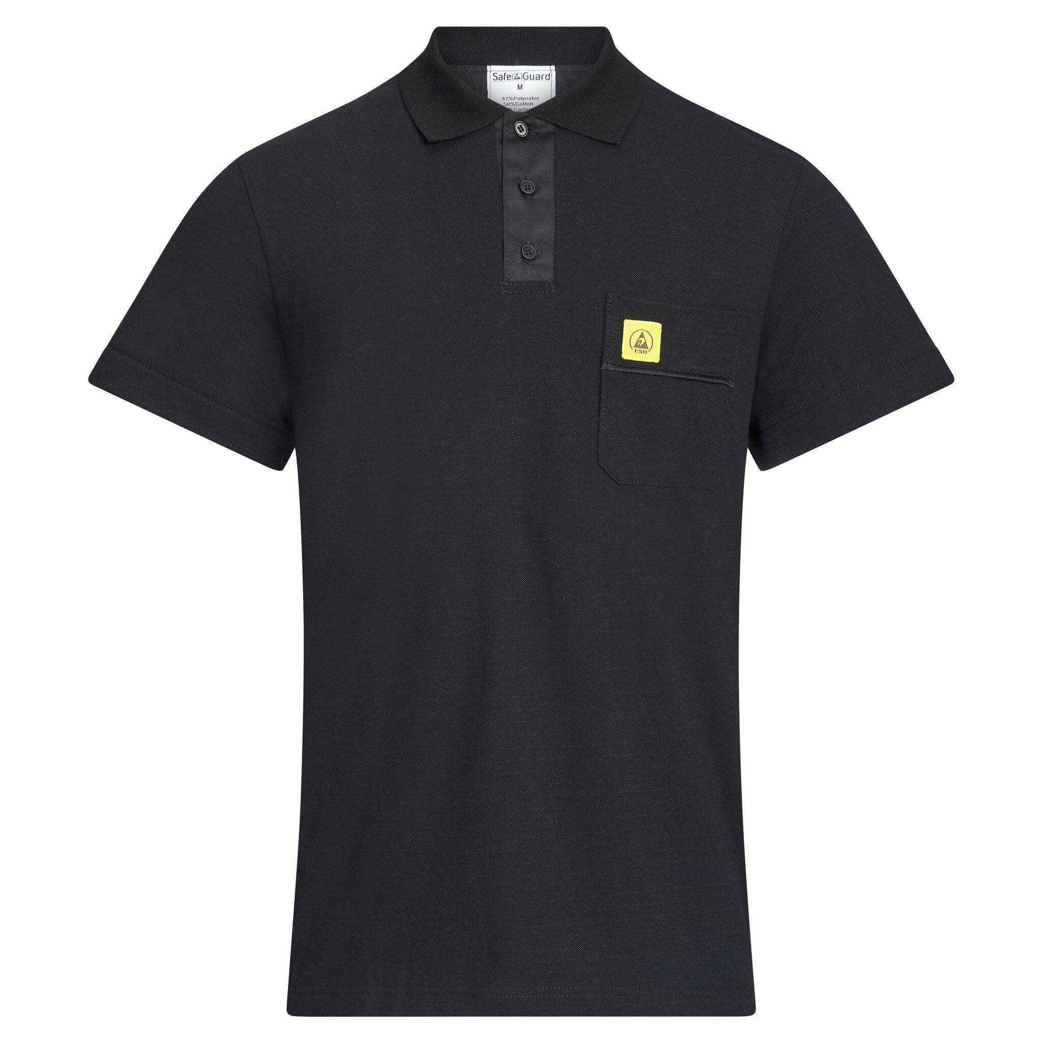 ESD-Poloshirt PRO PLUS, 210g/m², schwarz, 4XL