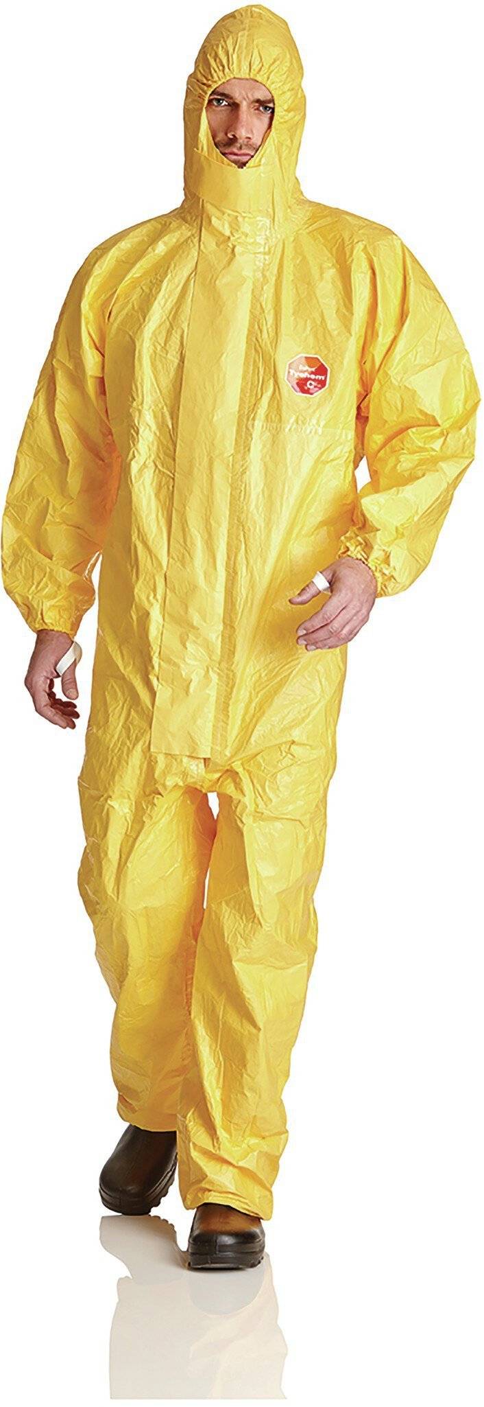 Tychem®-C-Chemikalienschutzanzug, gelb, Größe L