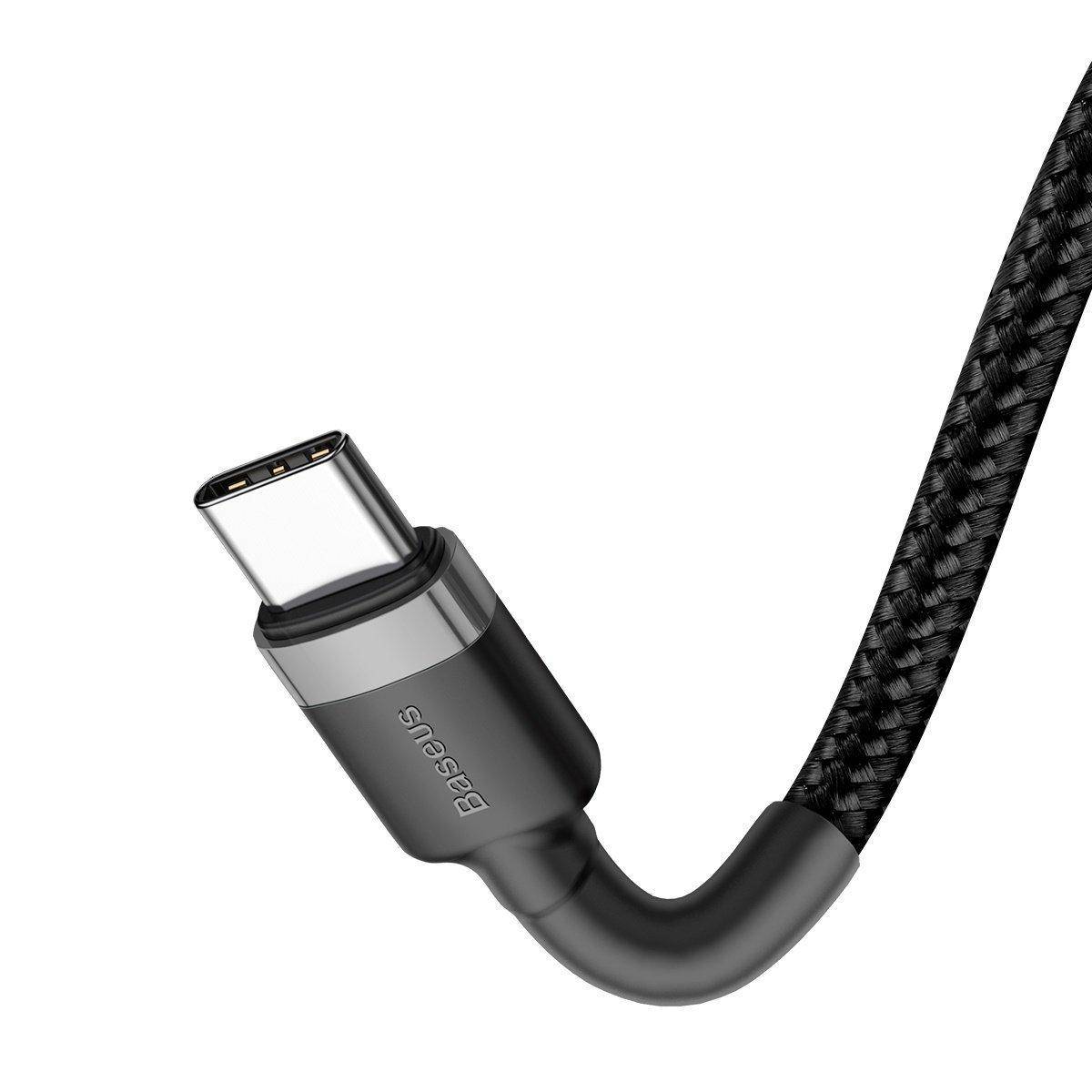 Baseus Schnell-Ladekabel USB-C PD 2.0 QC 3.0 60W 2m schwarz-grau