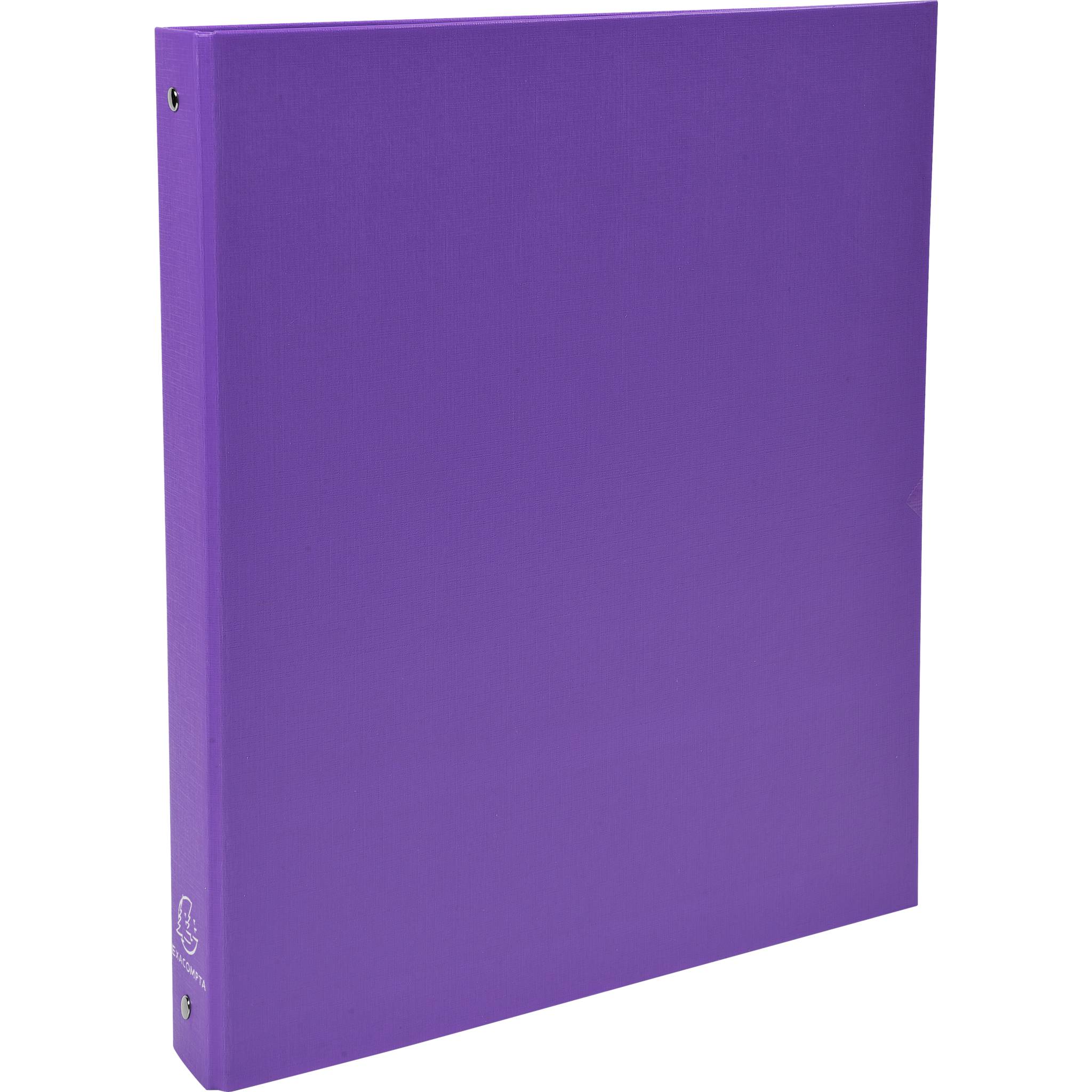 Exacompta 20x Ringbuch PP 18mm 4Ring 30mm Rücken 40mm 32x26cm A4 Violett 51376E