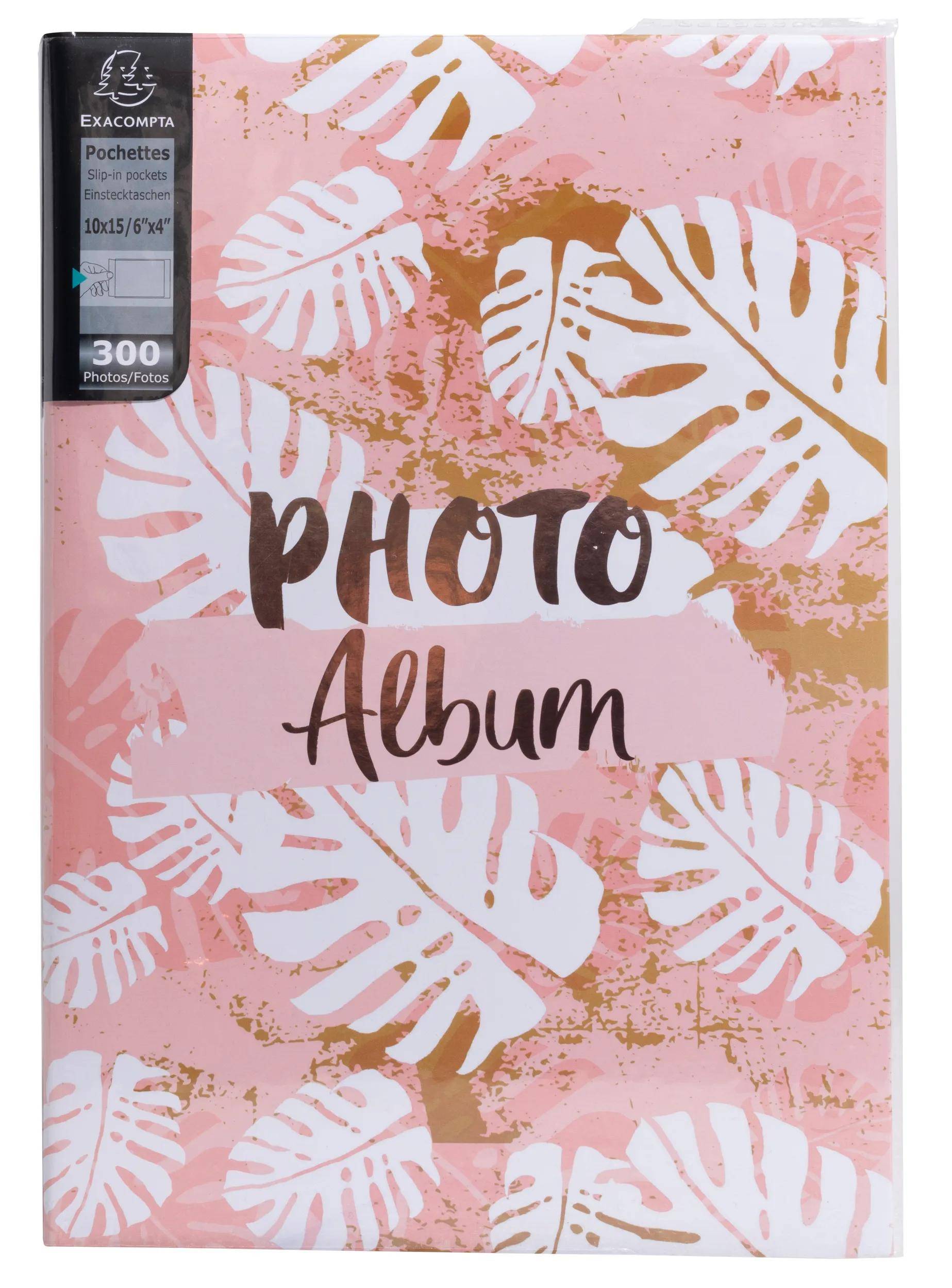 Exacompta 2x Einsteckalbum 200 Fotos 10X15cm 225X22cm Motiv 62223E