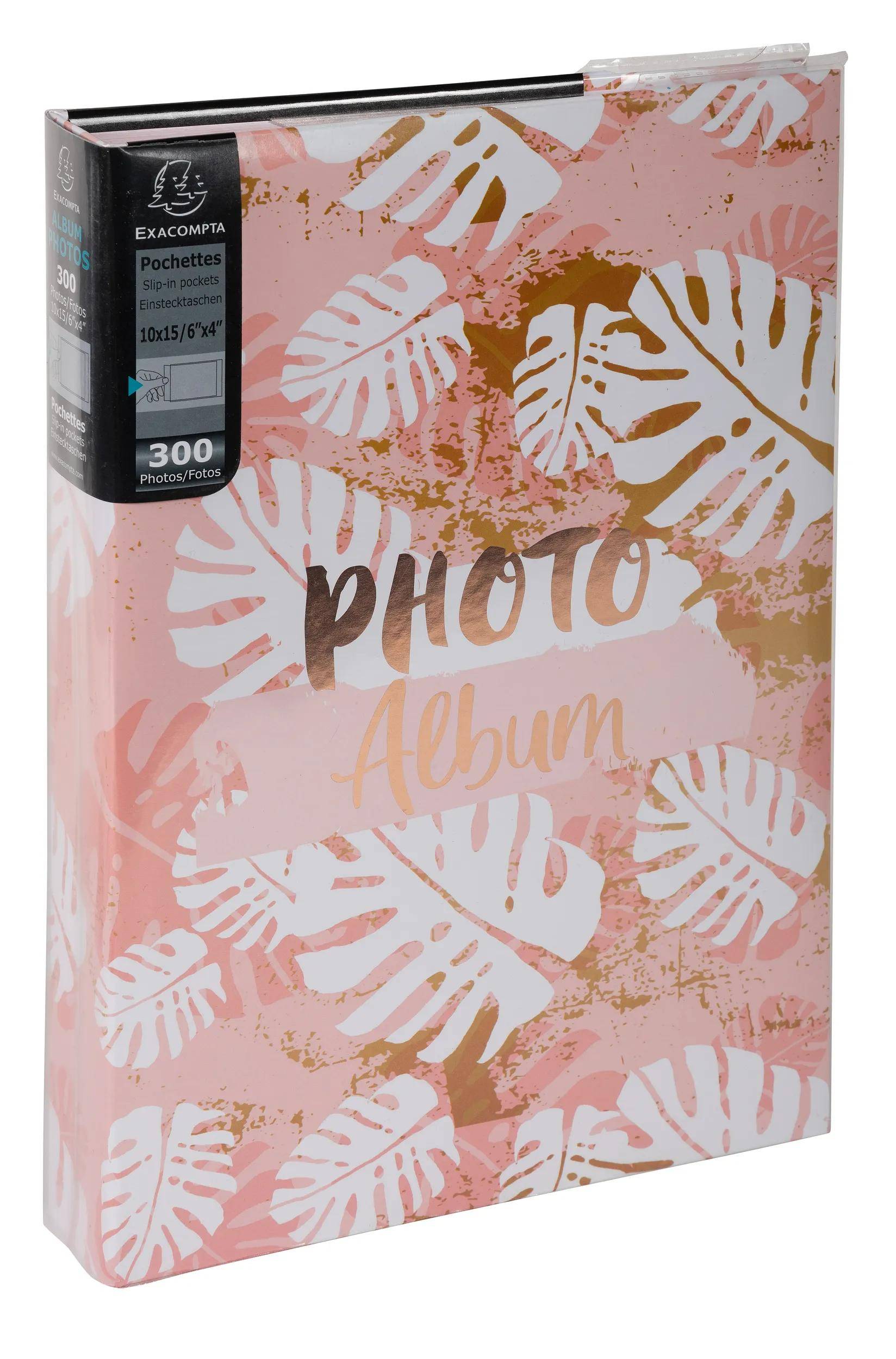 Exacompta 2x Einsteckalbum 200 Fotos 10X15cm 225X22cm Motiv 62223E