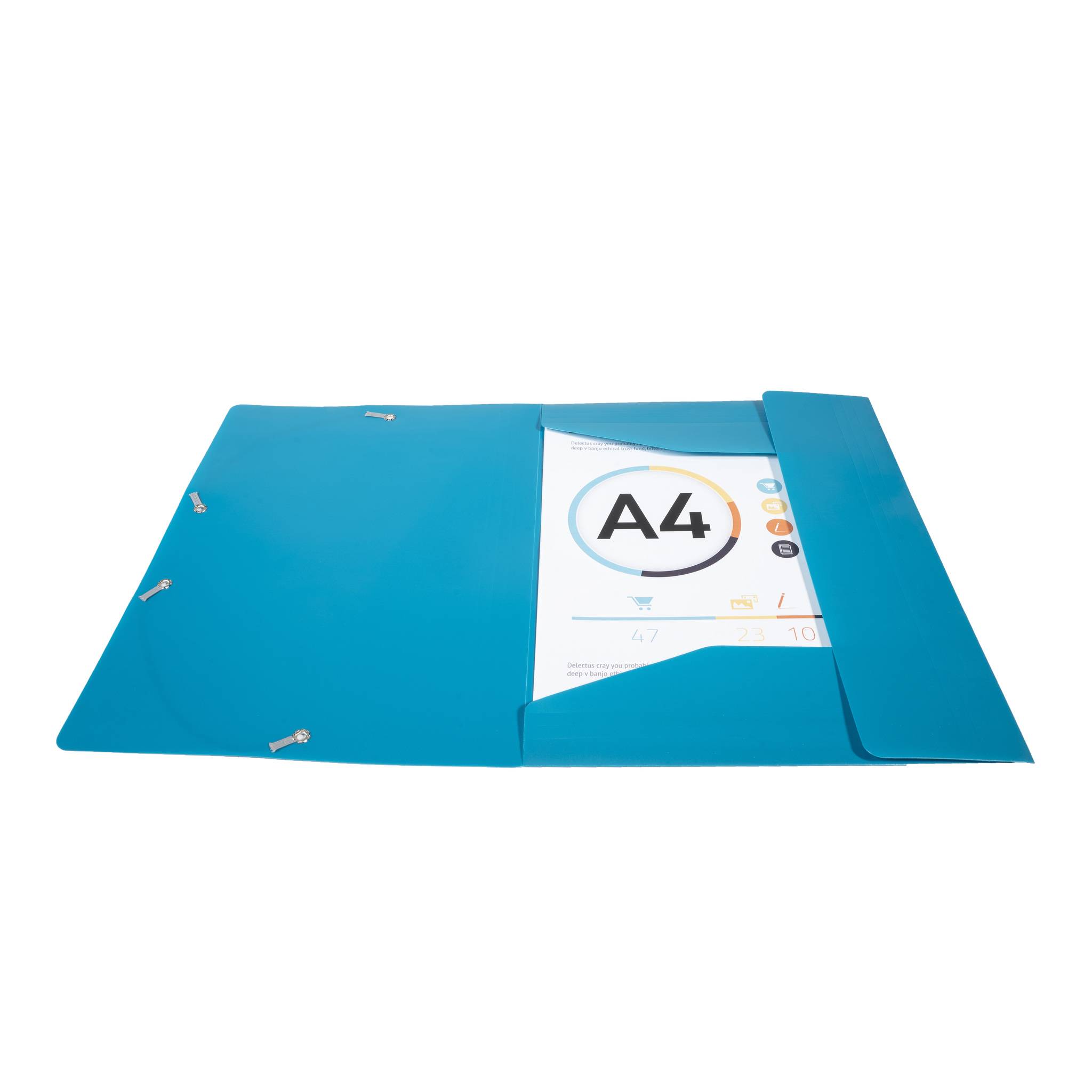 Exacompta 30x Sammelmappe +Gummizug 3 Klappen PP 400µ Eco A4 Grün 55903E