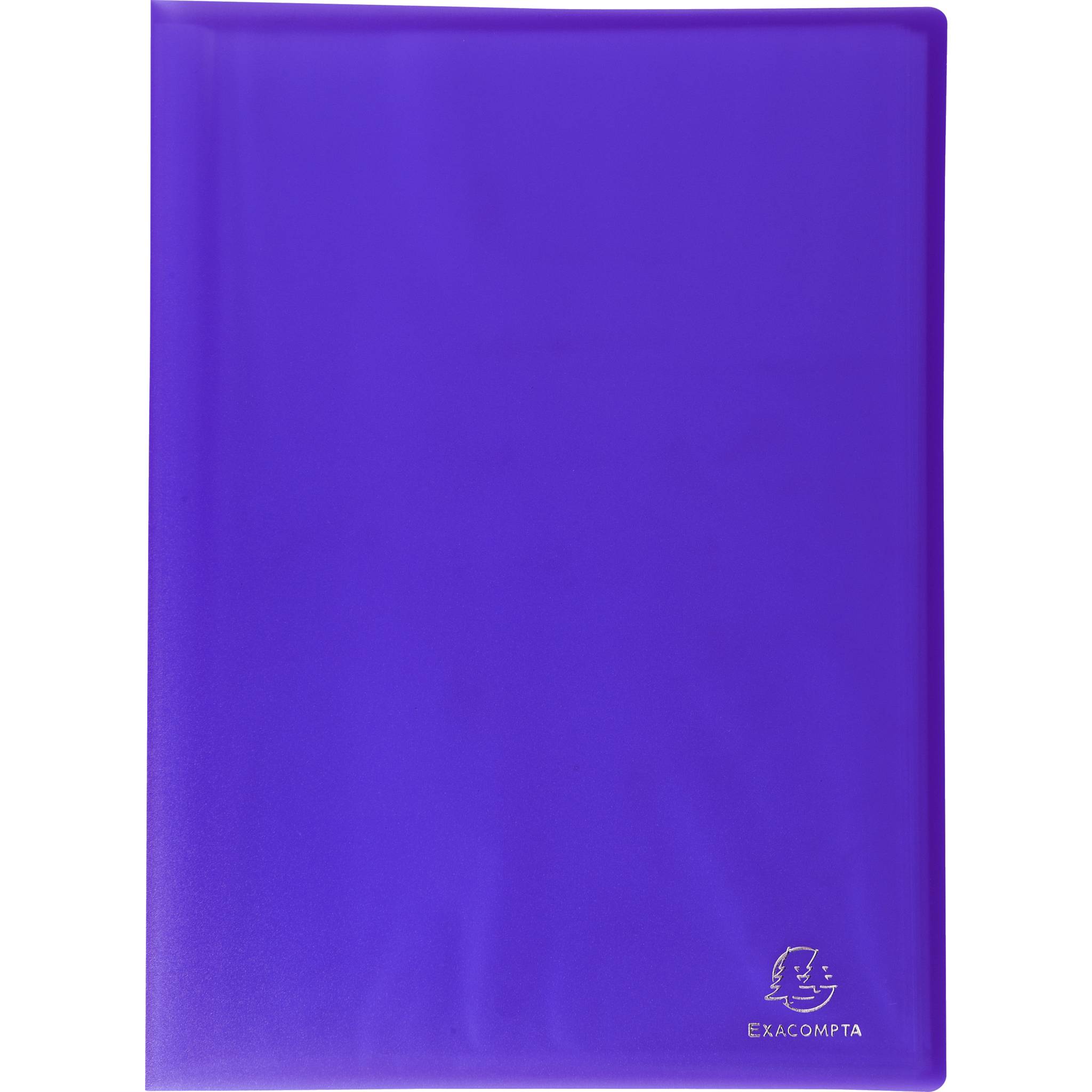 Exacompta 12x Sichtmappe PP 500µ + 30 Hüllen , A4, Violett, 85366E