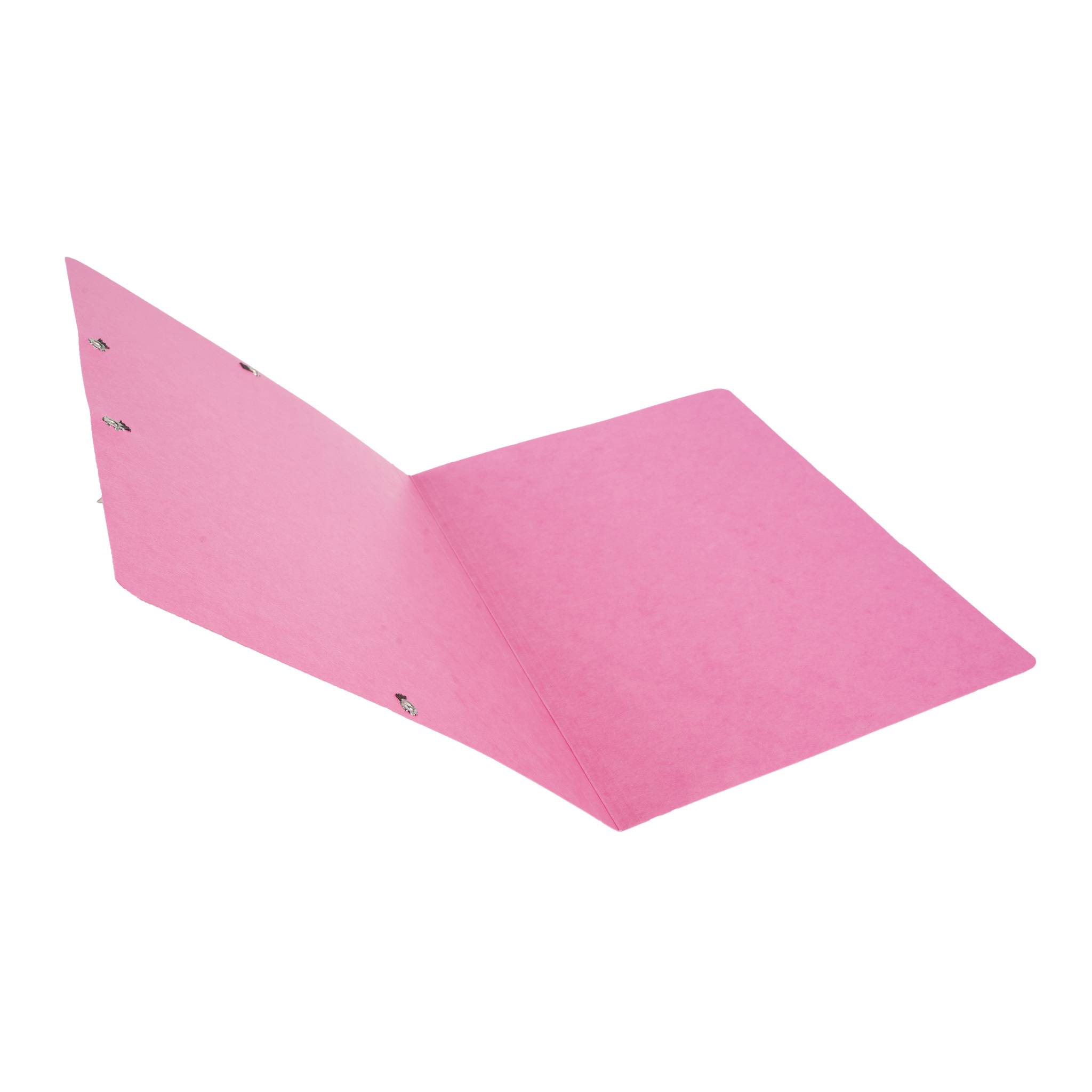 Exacompta 25x Eckspannmappe + Gummizug ohne Klappen, Karton, A4, Rosa, 5560E
