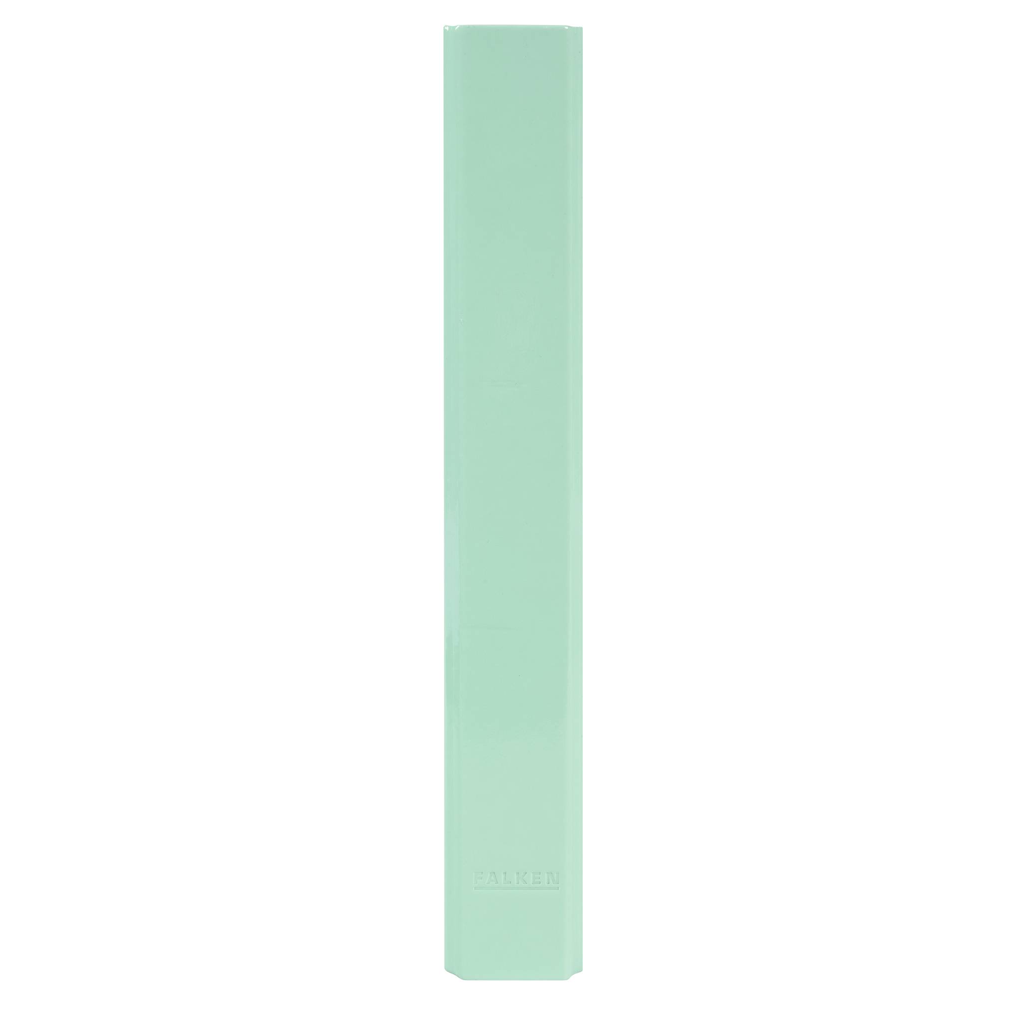 Exacompta 10x Ringbuch A4, 2 Ringe in D-Form 25mm, Aquarel, Pastellgrün, 54563E