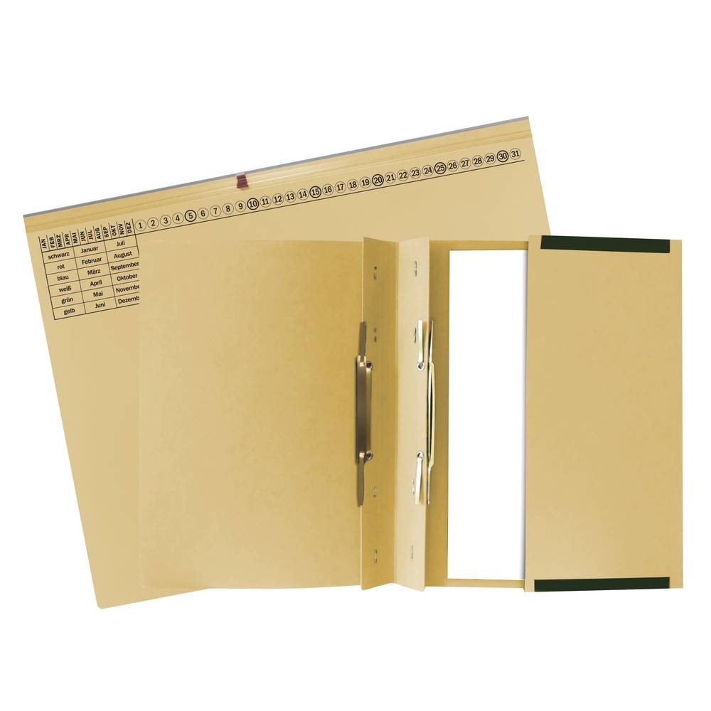 Exacompta 25x Exaflex, Kanzlei Hängehefter, 2x Abheft, Links, Elfenbein, 370322B