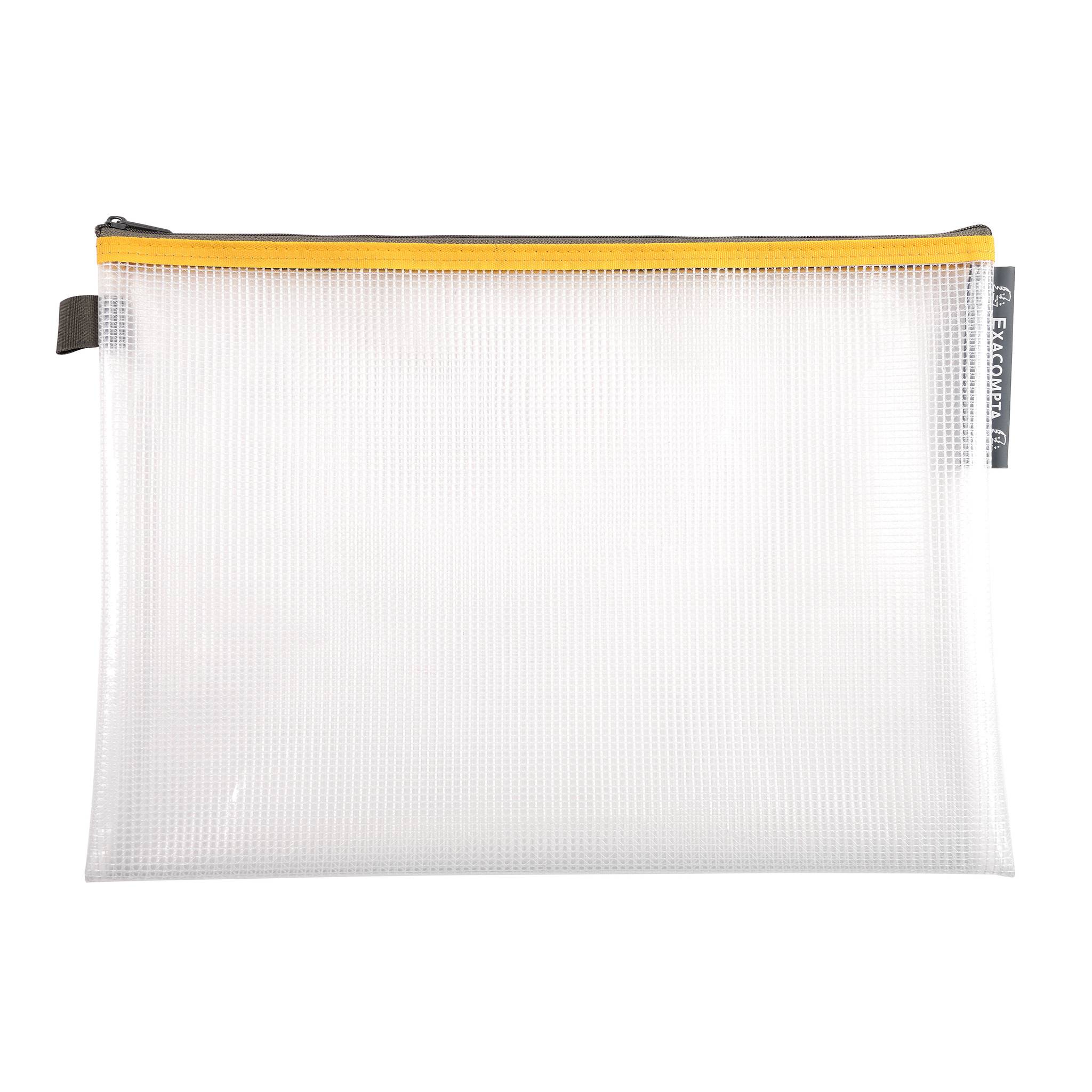 Exacompta 10x Tasche EVA mit Reißverschluss, flexibel PP, A4, sortiert, 34150E