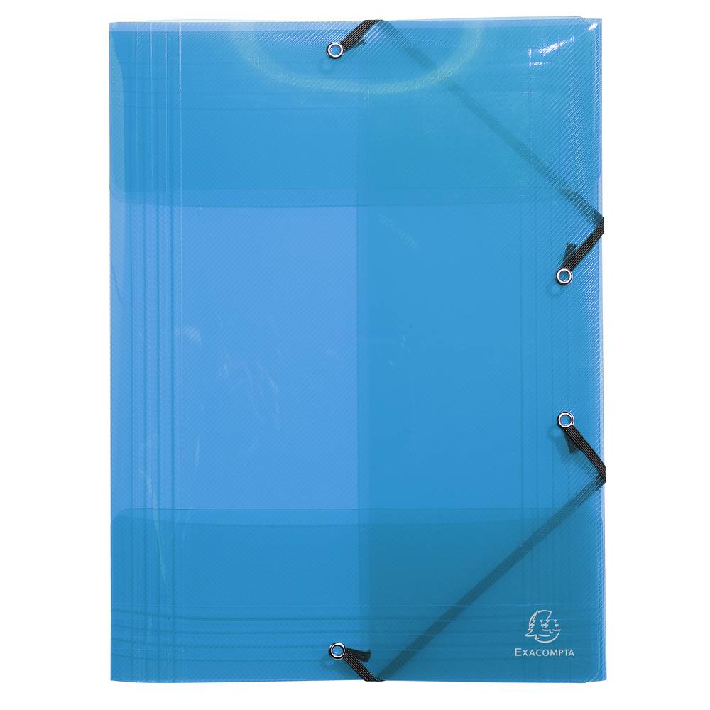 Exacompta 10x Sammelmappe +3 Klappen Gummizug PP 500µ A3 sortiert 59700E