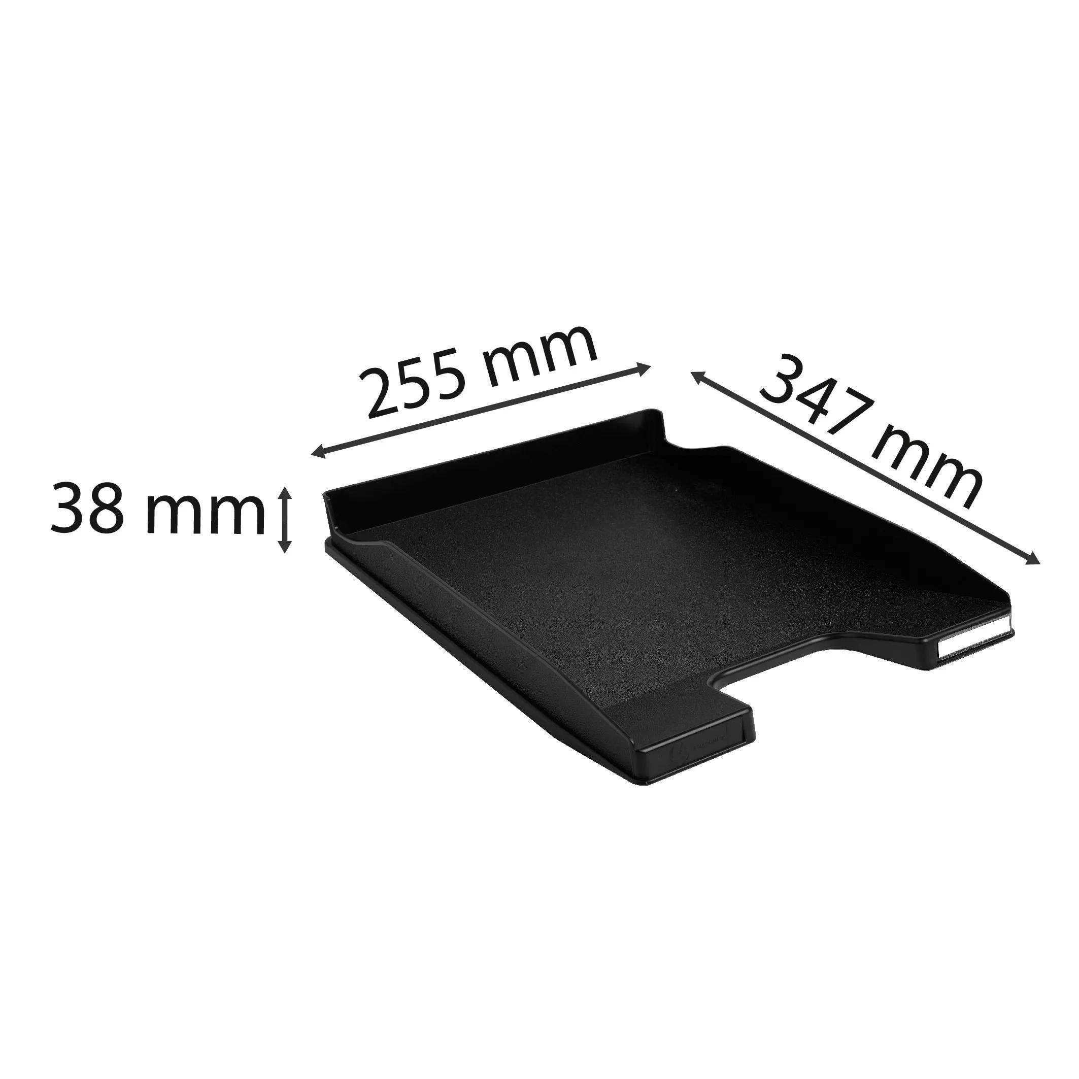 Exacompta 10x Briefablage COMBO MINI, EcoBlack - Schwarz - 11414D