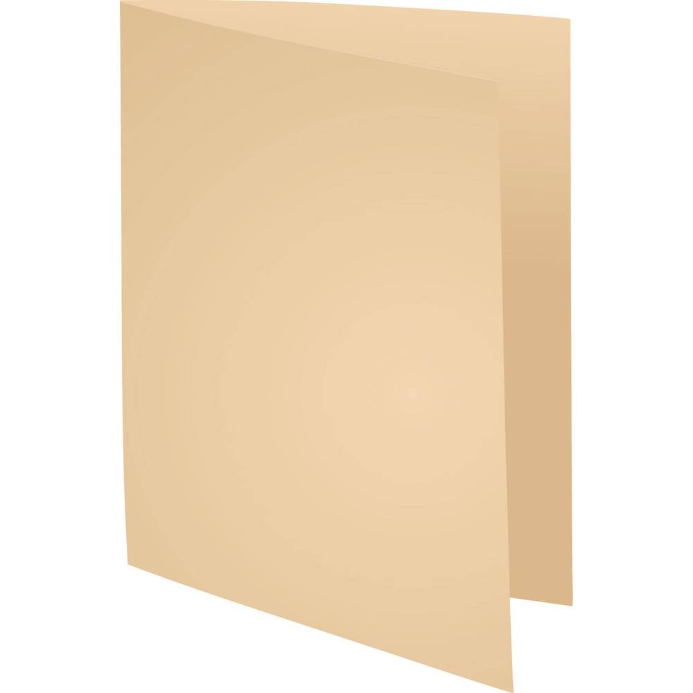 Exacompta 5x Pack 100 Aktendeckeln Recycling 220g A4 - Sand - 410002E