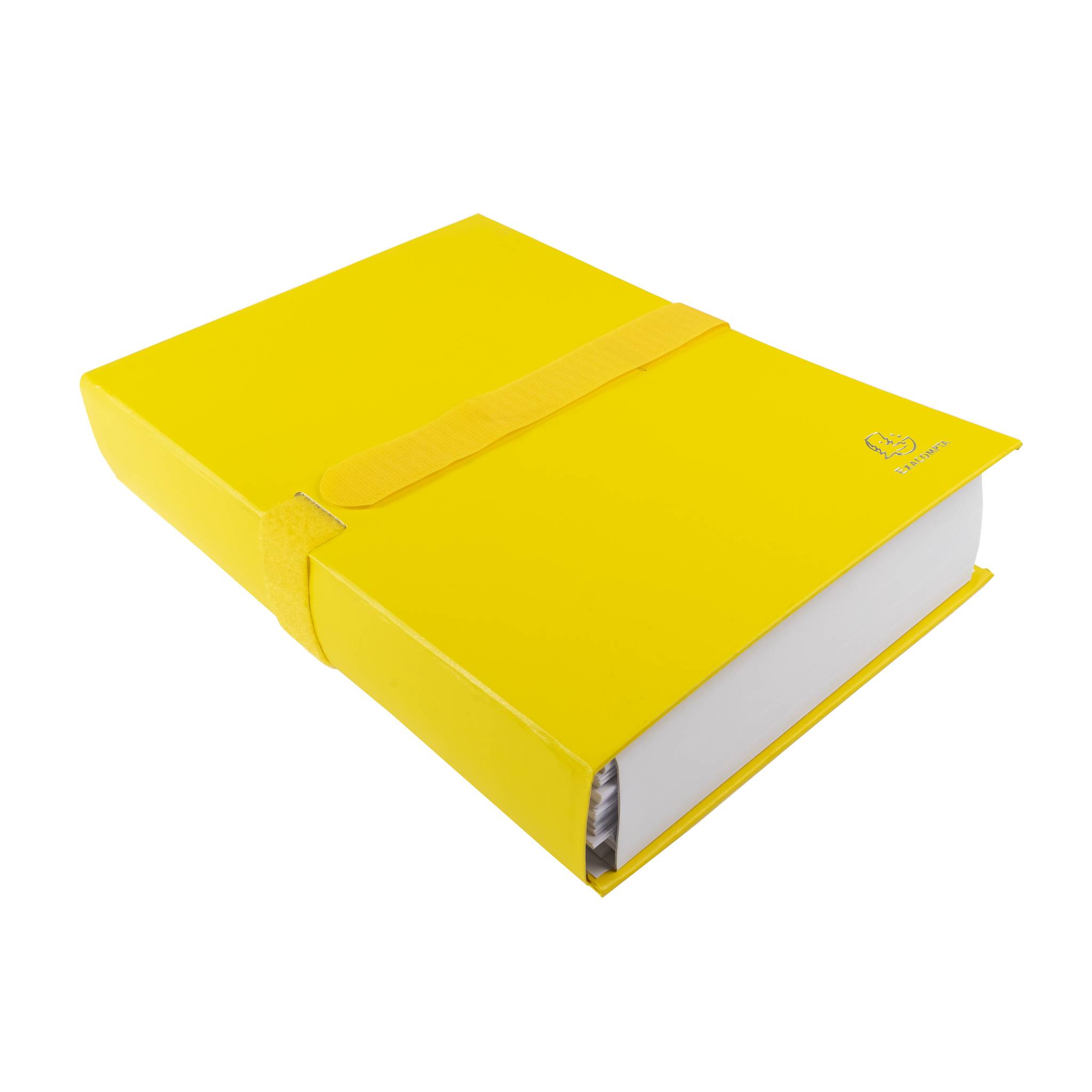 Exacompta 10x Dokumentenmappe dehnbar 1 Klappe Balacronbezug A4 Gelb 627E