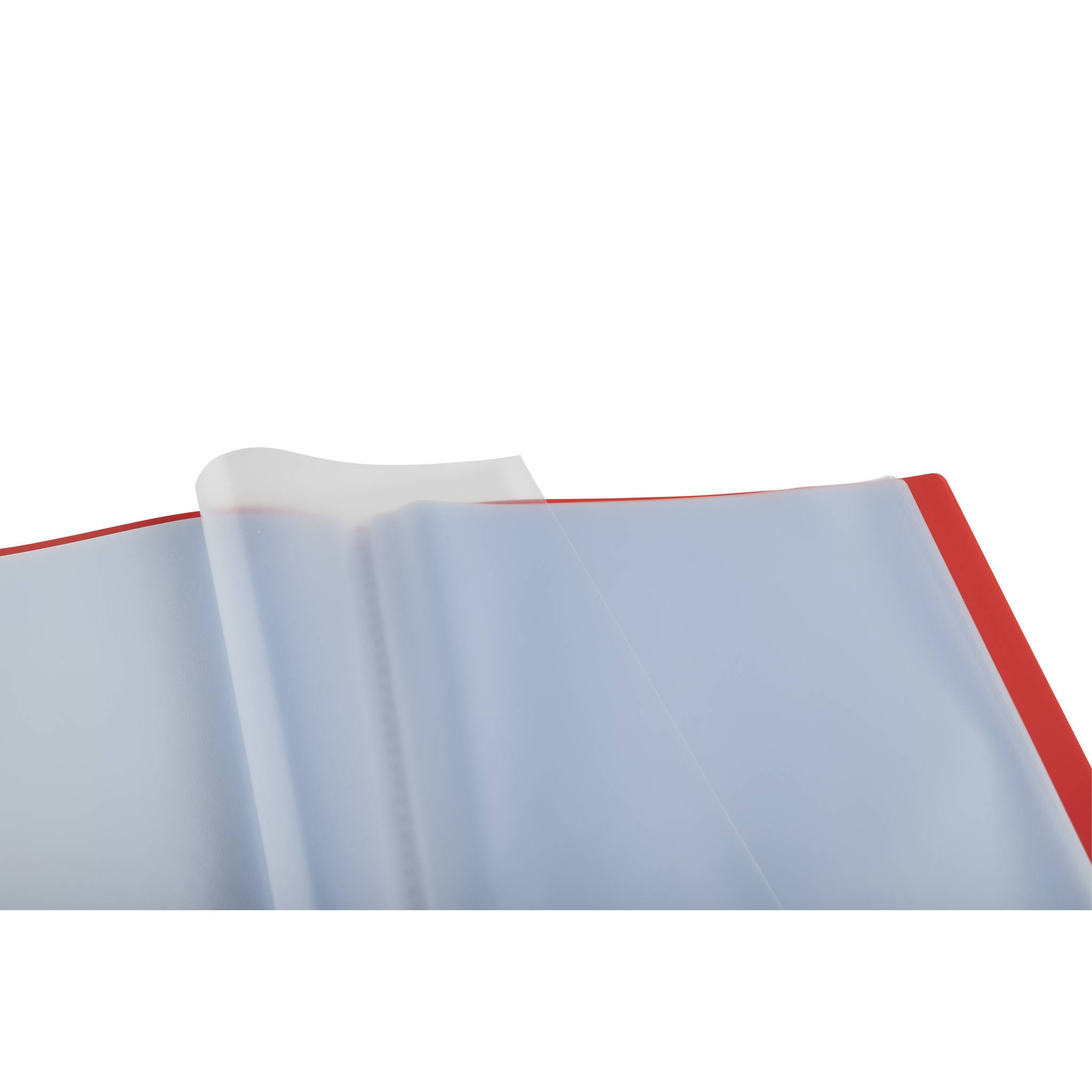 Exacompta 8x Sichtmappe A4 flexiblem Polypropylen, opak, 80 Hüllen, Rot, 8585E