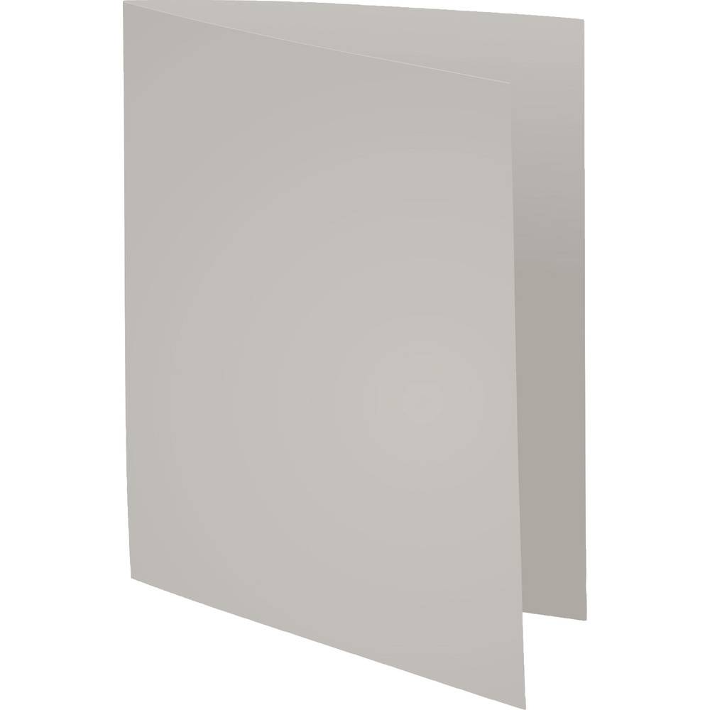 Exacompta 5x Pack 100 Aktendeckeln Recycling 220g A4 - Grau - 410009E
