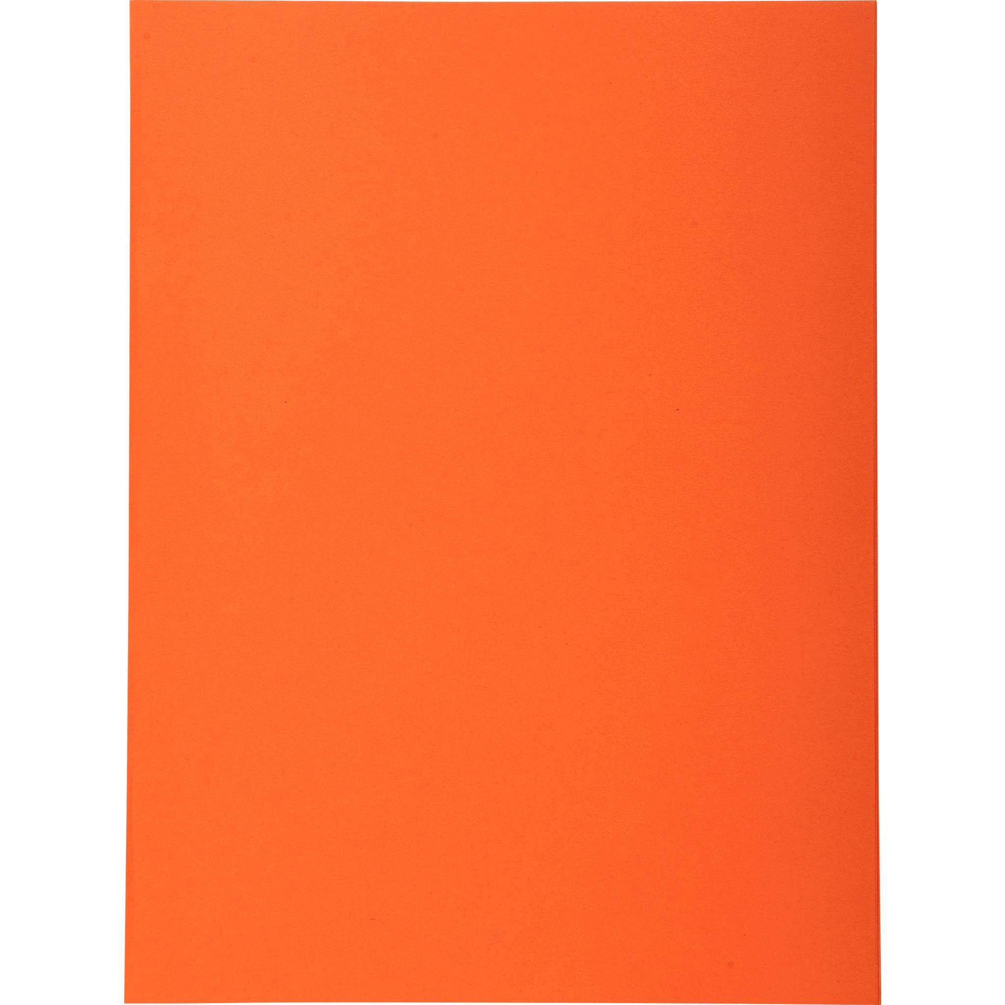 Exacompta 5x Pack 100 Aktendeckeln Recycling 220g A4 - Orange - 410007E