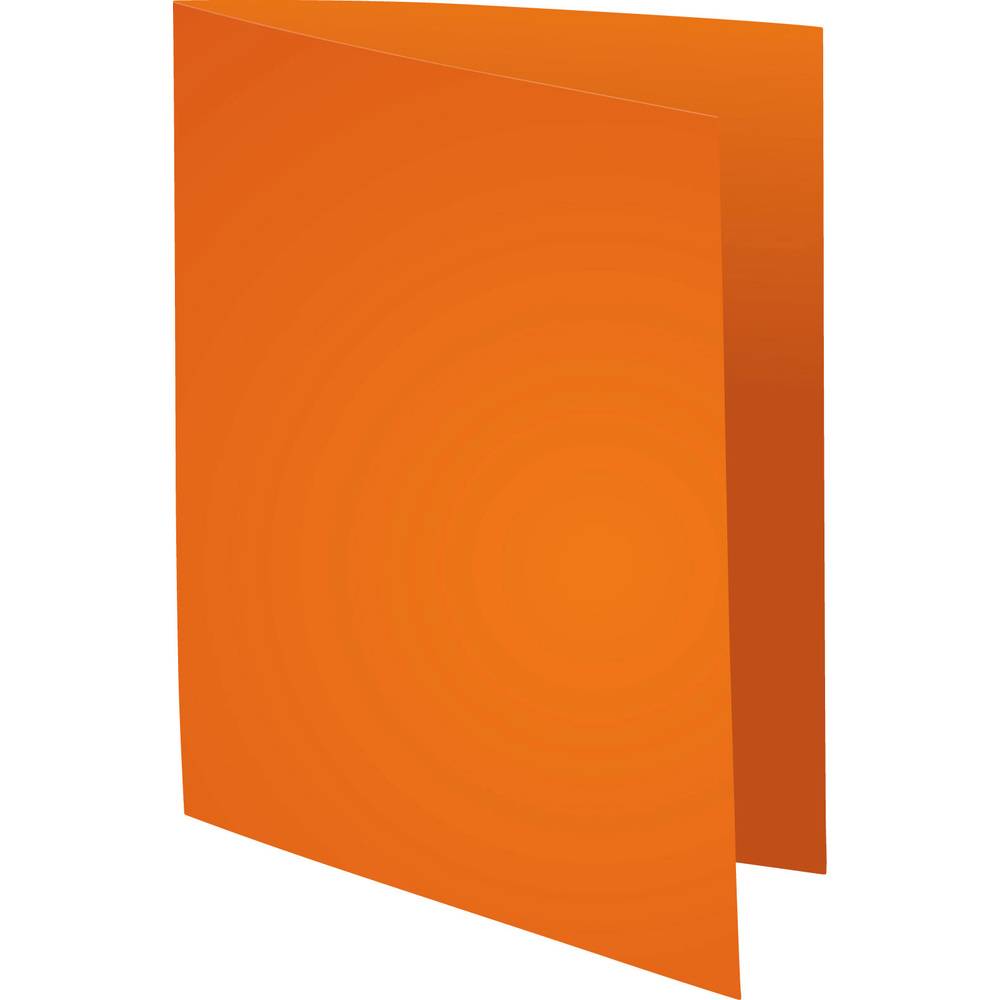 Exacompta 5x Pack 100 Aktendeckeln Recycling 220g A4 - Orange - 410007E