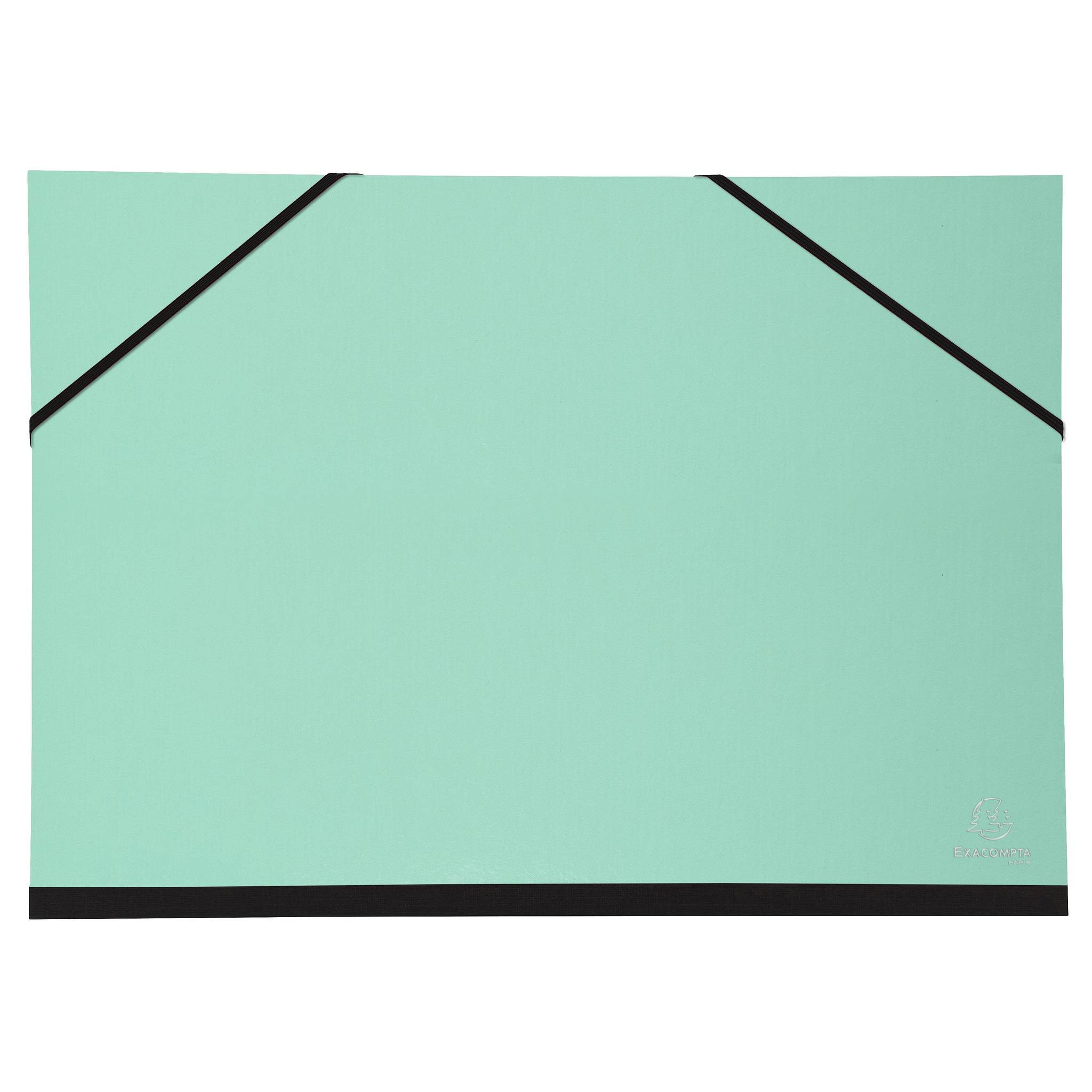 Exacompta 10x Zeichenmappe Gummizug 32x45 cm für A3 farbig sortiert 25680E