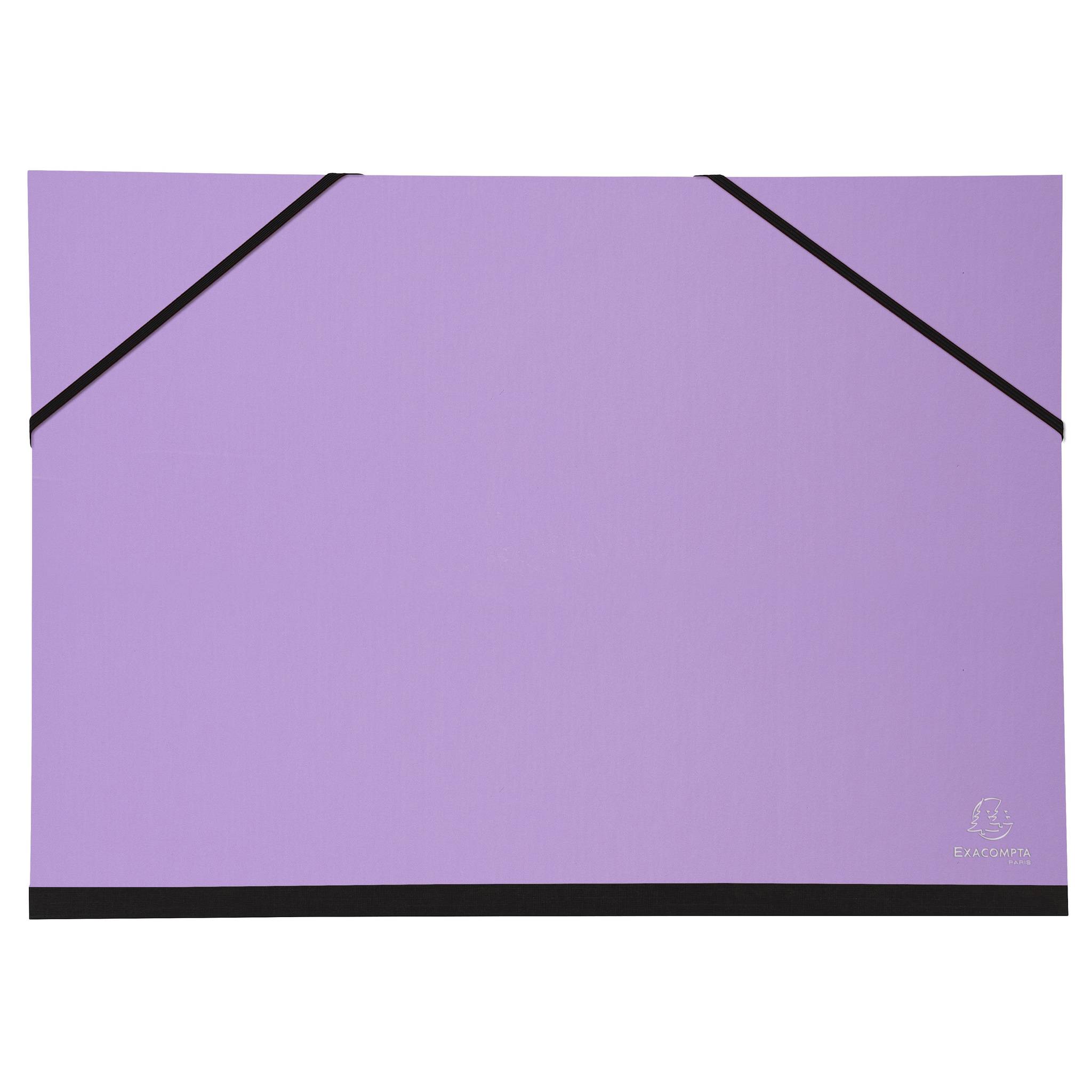 Exacompta 10x Zeichenmappe Gummizug 32x45 cm für A3 farbig sortiert 25680E
