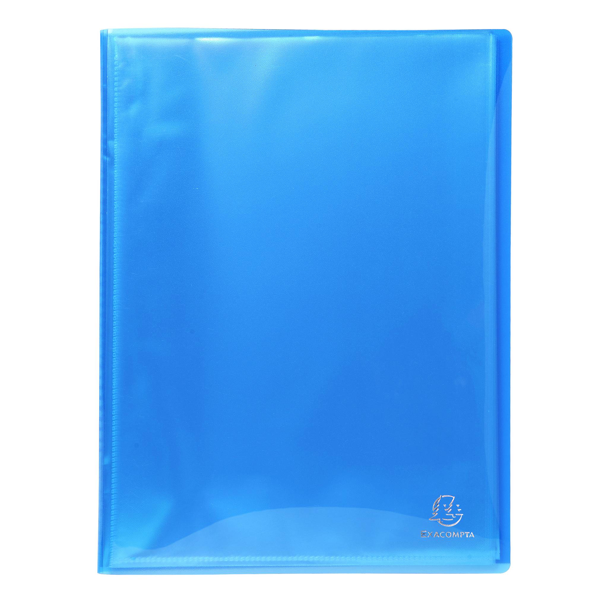 Exacompta 8x Sichtmappe PP 500µ, 60 Hüllen, 24x32cm A4, , sortiert, 85270E