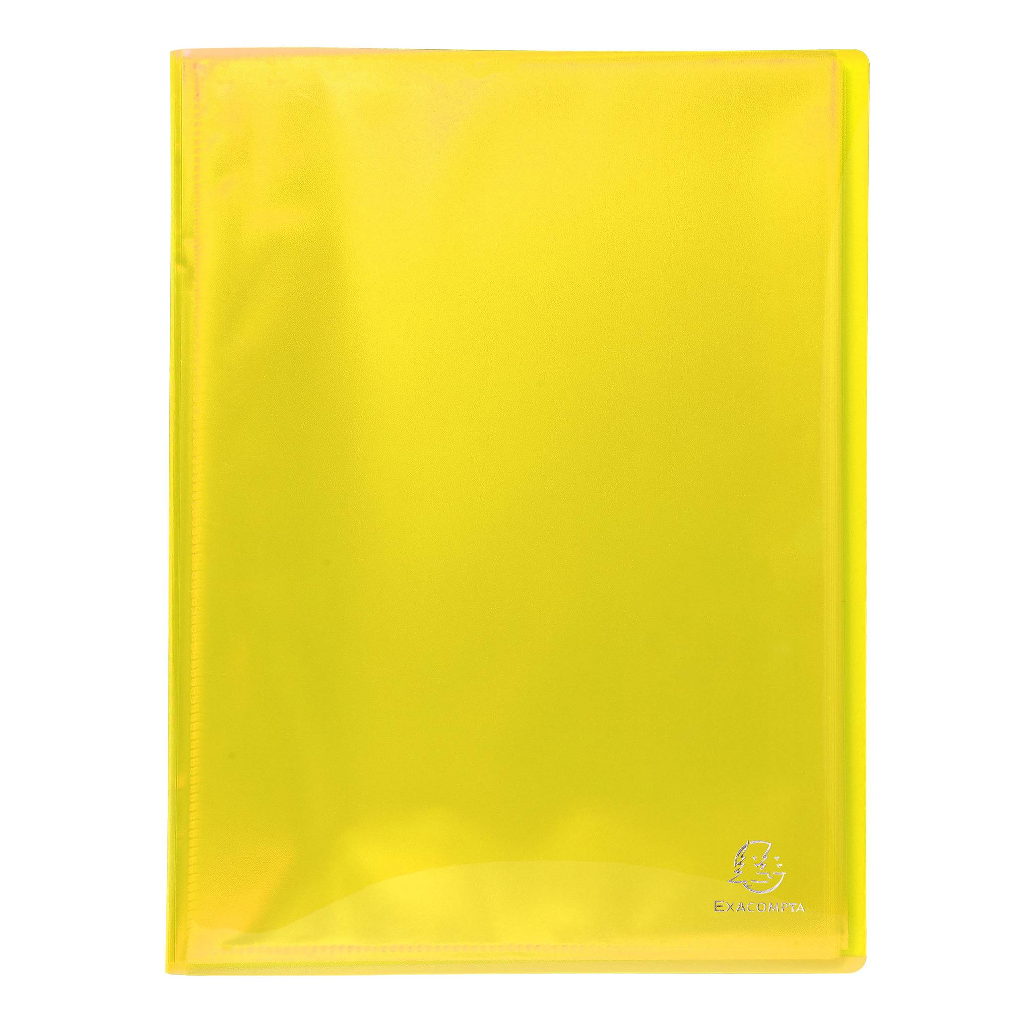 Exacompta 8x Sichtmappe PP 500µ, 60 Hüllen, 24x32cm A4, , sortiert, 85270E