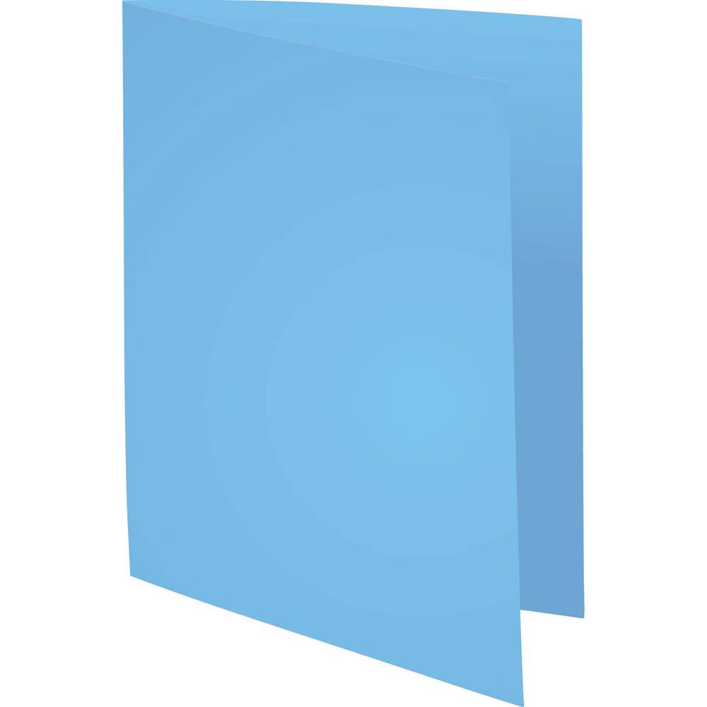 Exacompta 5x Pack 100 Aktendeckeln Recycling A4 - Intensivblau - 410010E