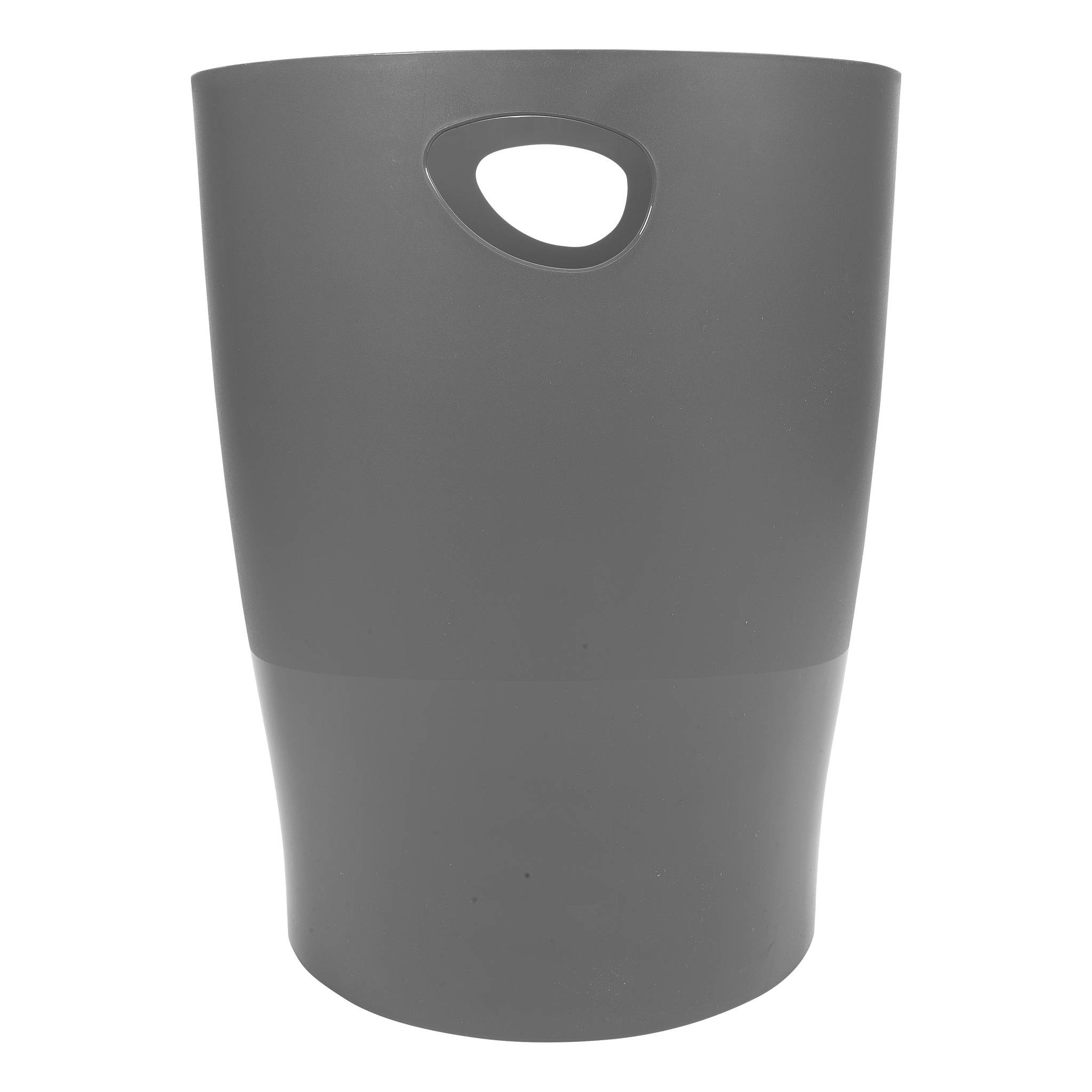 Exacompta 8x Papierkorb ECOBIN, 15 Liter, Office - Dunkelgrau - 45307D