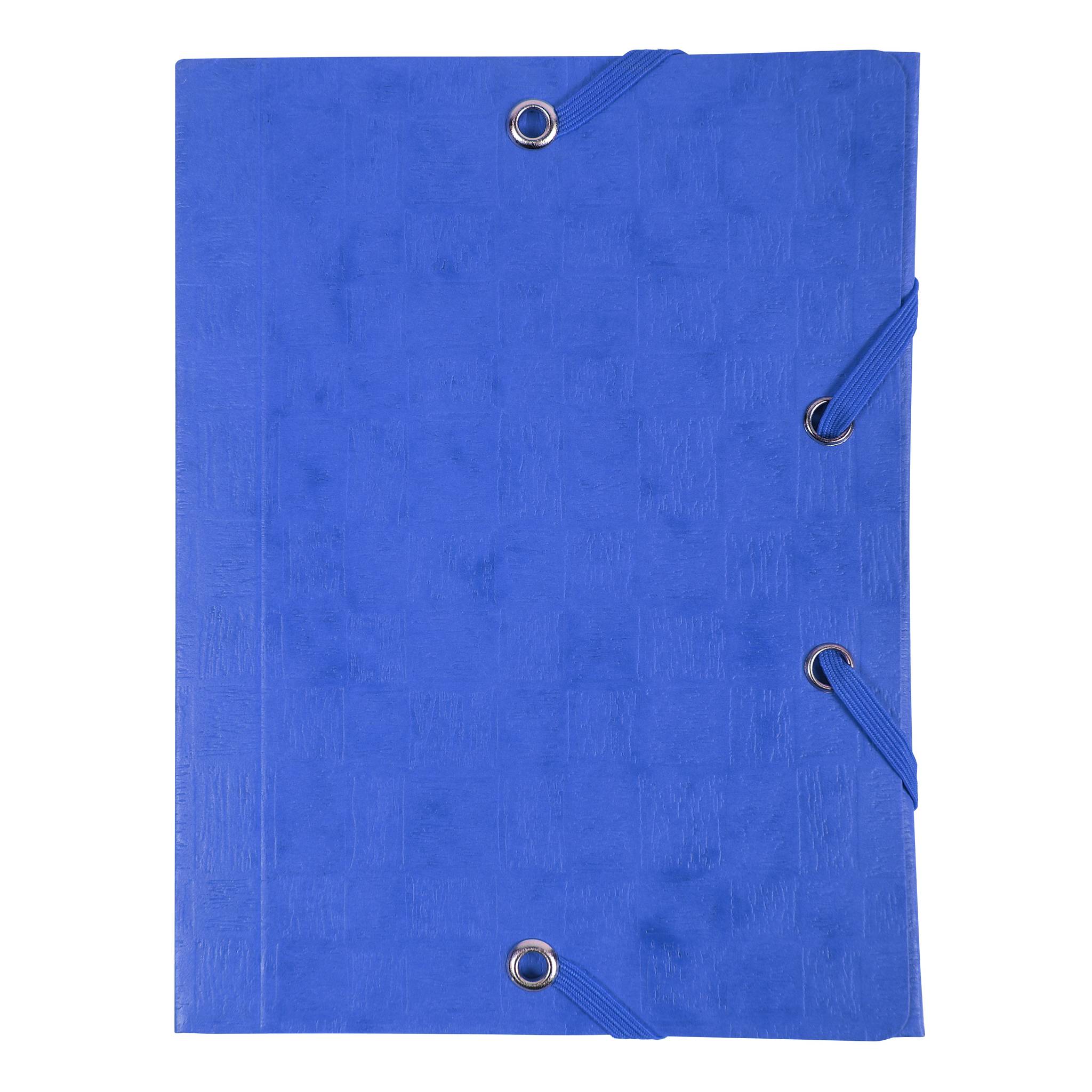 Exacompta 25x Sammelmappe +Gummizug 3 Klappen Karton 12x16cm sortiert 50750E