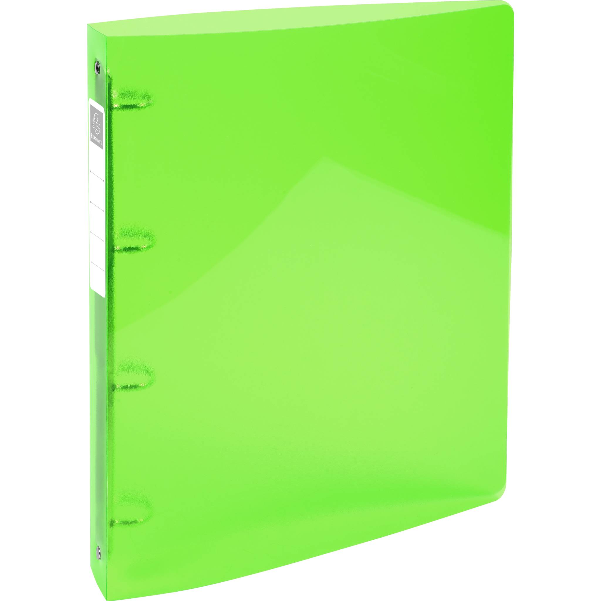 Exacompta 10x mittelfestes Ringbuch 4 Ringe PP 700µ PP- A4 Maxi Anisgrün 51771E