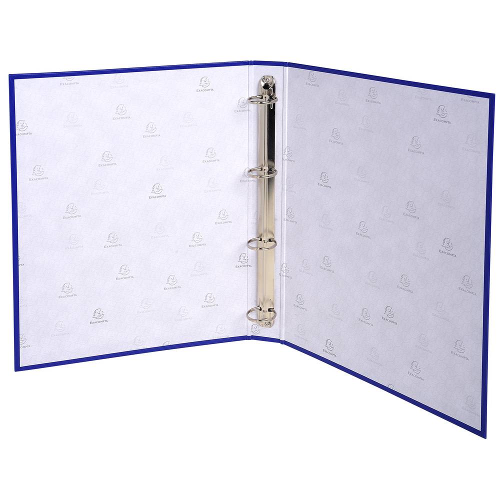 Exacompta 20x Ringbuch PP 18mm 4Ring 30mm Rücken 40mm 32x26cm A4 Blau 51372E