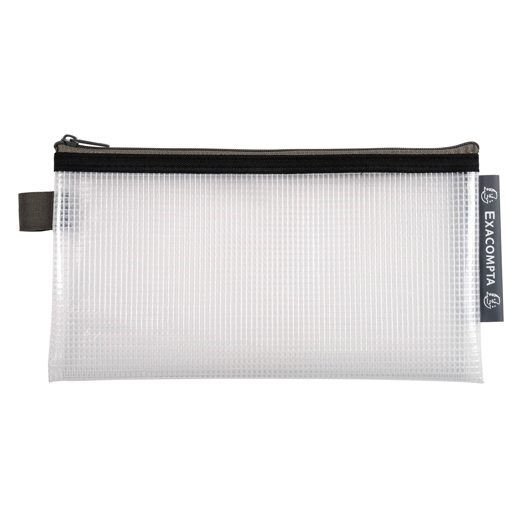 Exacompta 10x Tasche EVA + Reißverschluss flexibel PP DL-10x21cm sortiert 34130E