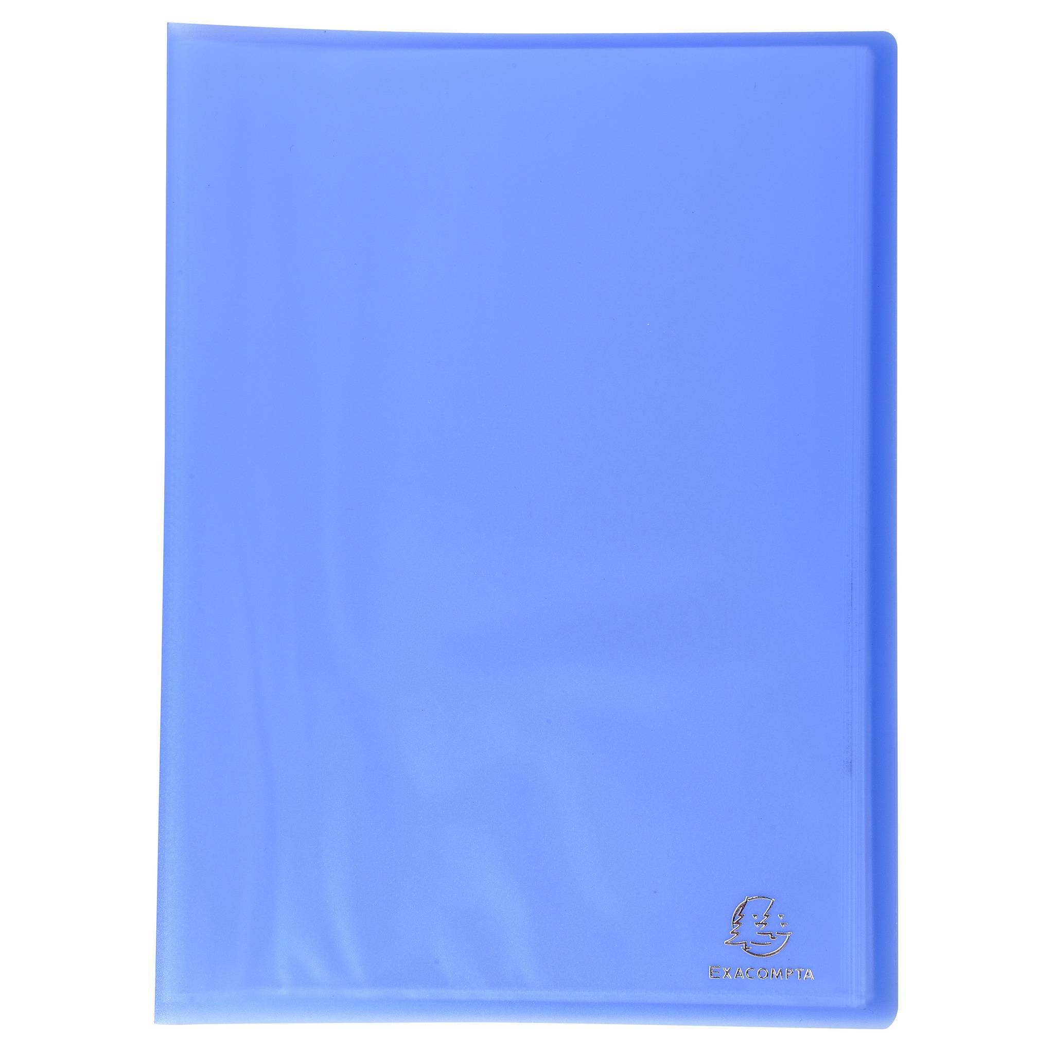 Exacompta 12x Sichtmappe PP 500µ + 30 Hüllen , A4, Blau, 85362E