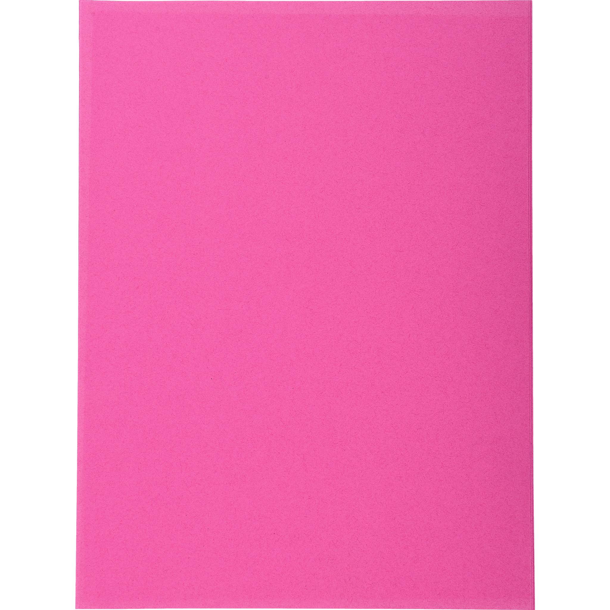 Exacompta 5x Pack 100 Aktendeckeln Recycling 220g A4 - Fuchsia - 410020E