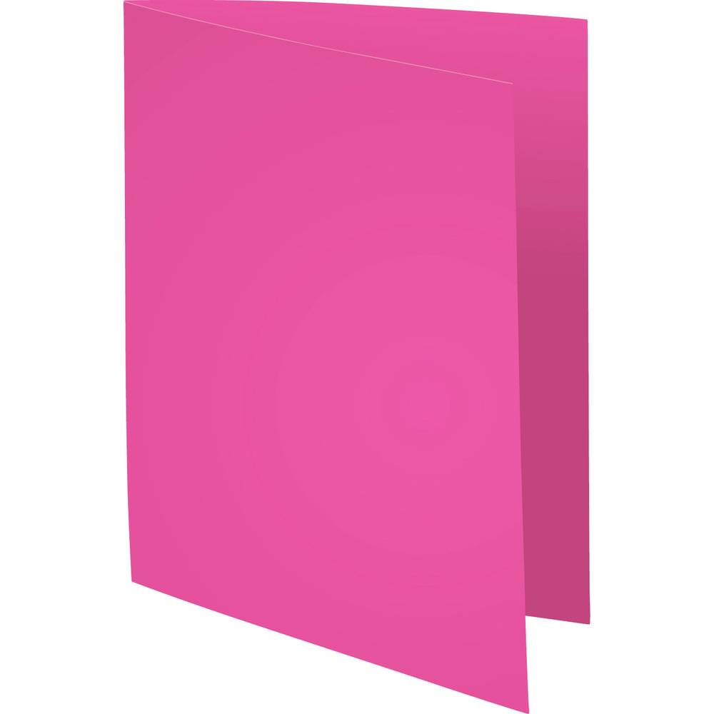 Exacompta 5x Pack 100 Aktendeckeln Recycling 220g A4 - Fuchsia - 410020E
