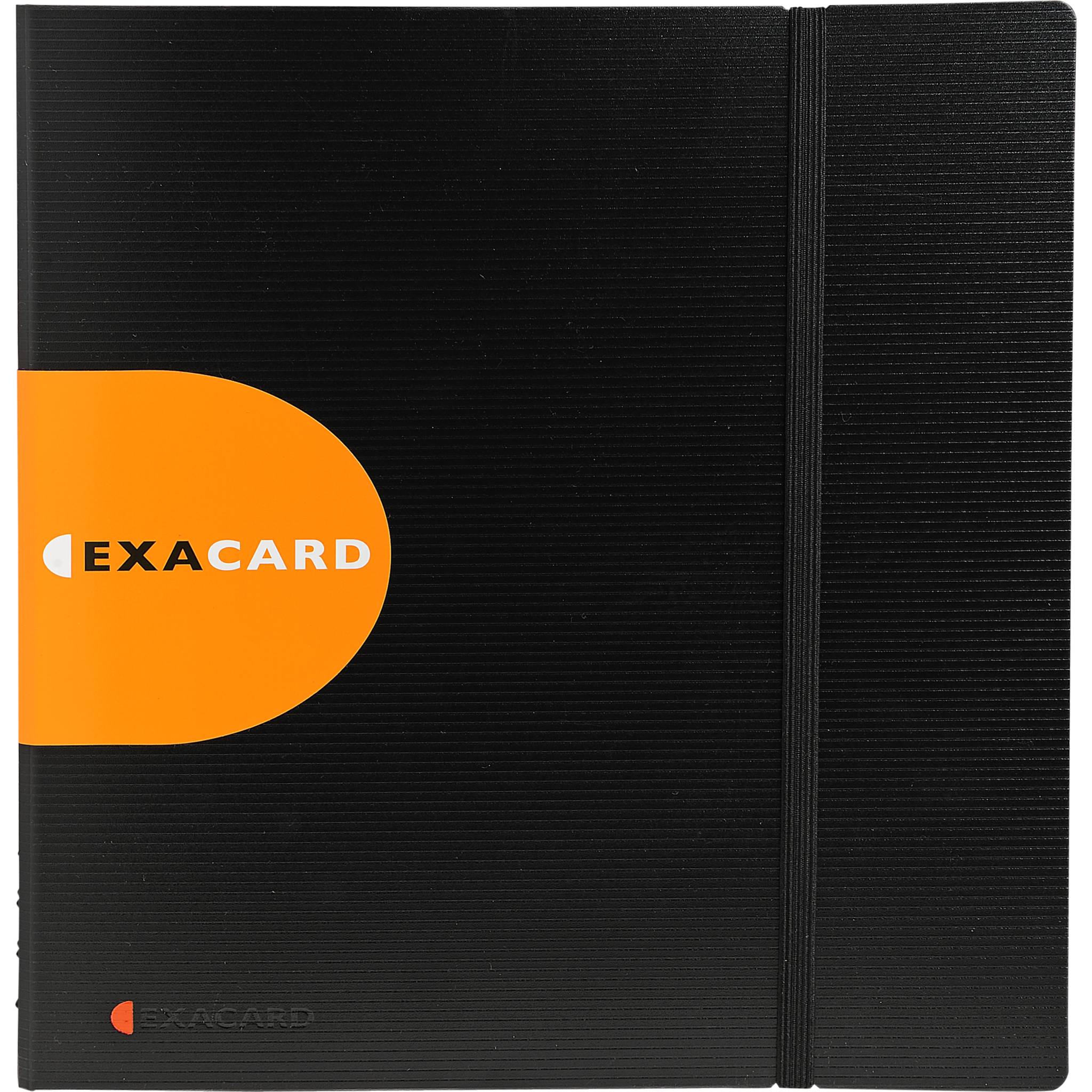 Exacompta 5x Visitenkartenbuch 20 Hüllen 320 Karten 20x145cm Schwarz 75234E