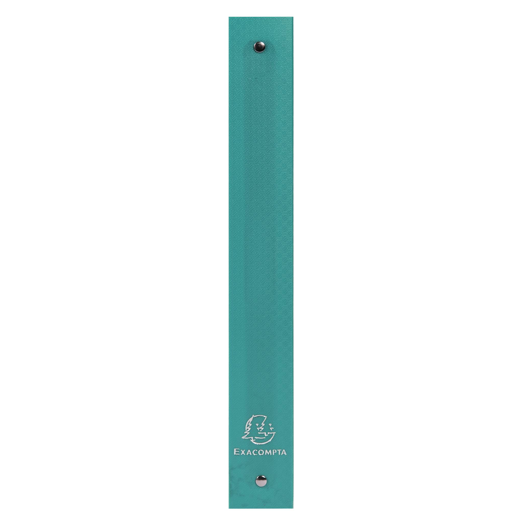 Exacompta 20x Ringbuch PP 700µ 4Ring Rücken 40mm A4 Dunkelgrün 512803E