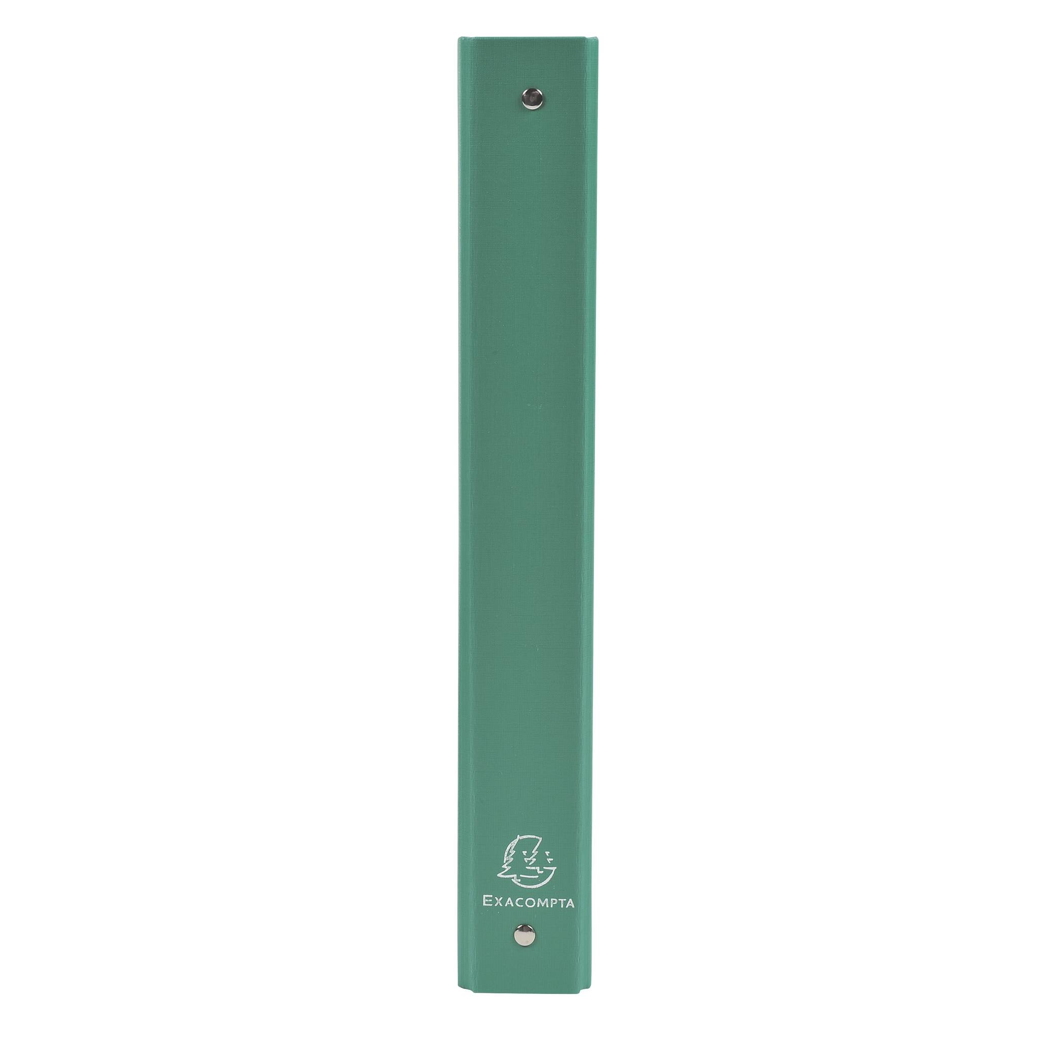 Exacompta 20x Ringbuch PP 18mm 4Ring 30mm Rücken 40mm 32x26cm A4 Grün 51373E
