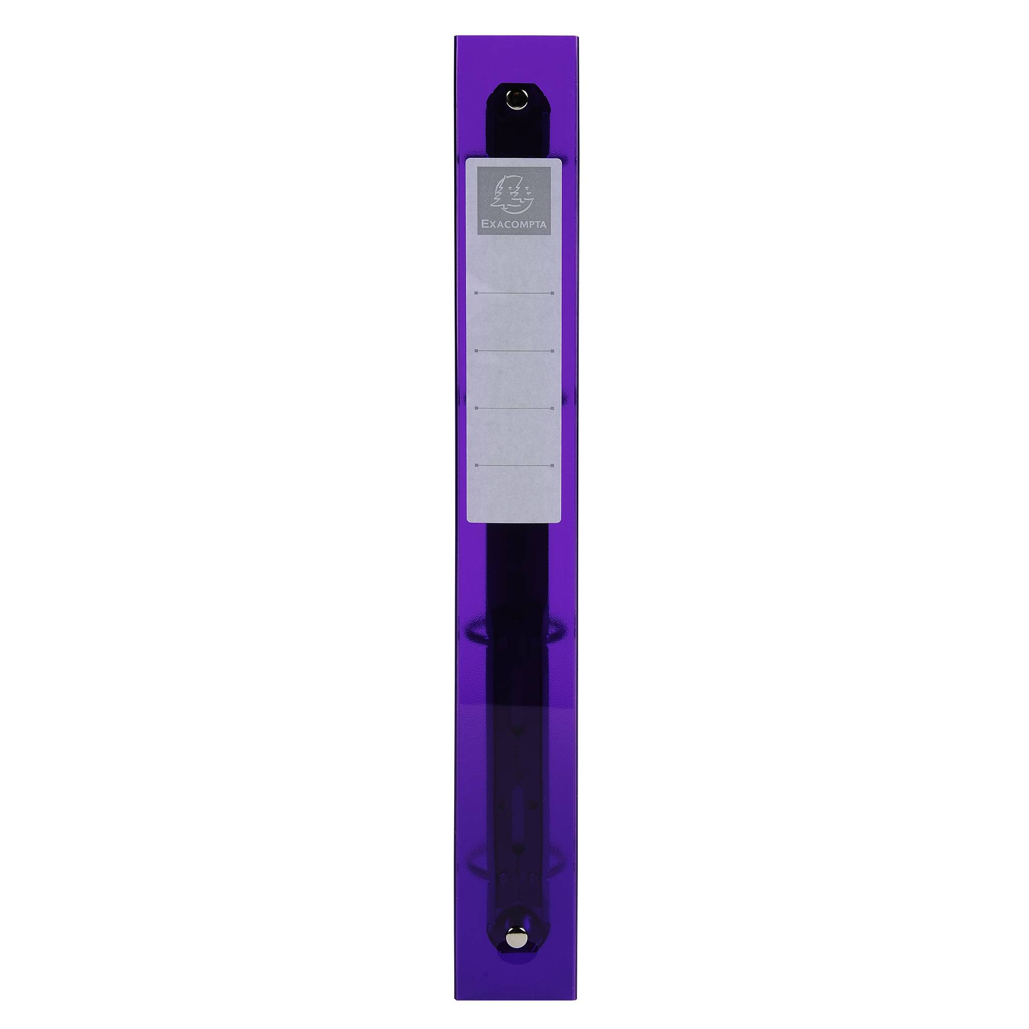 Exacompta 10x mittelfestes Ringbuch 4 Ringe PP 700µ PP- A4 Maxi Violett 51776E